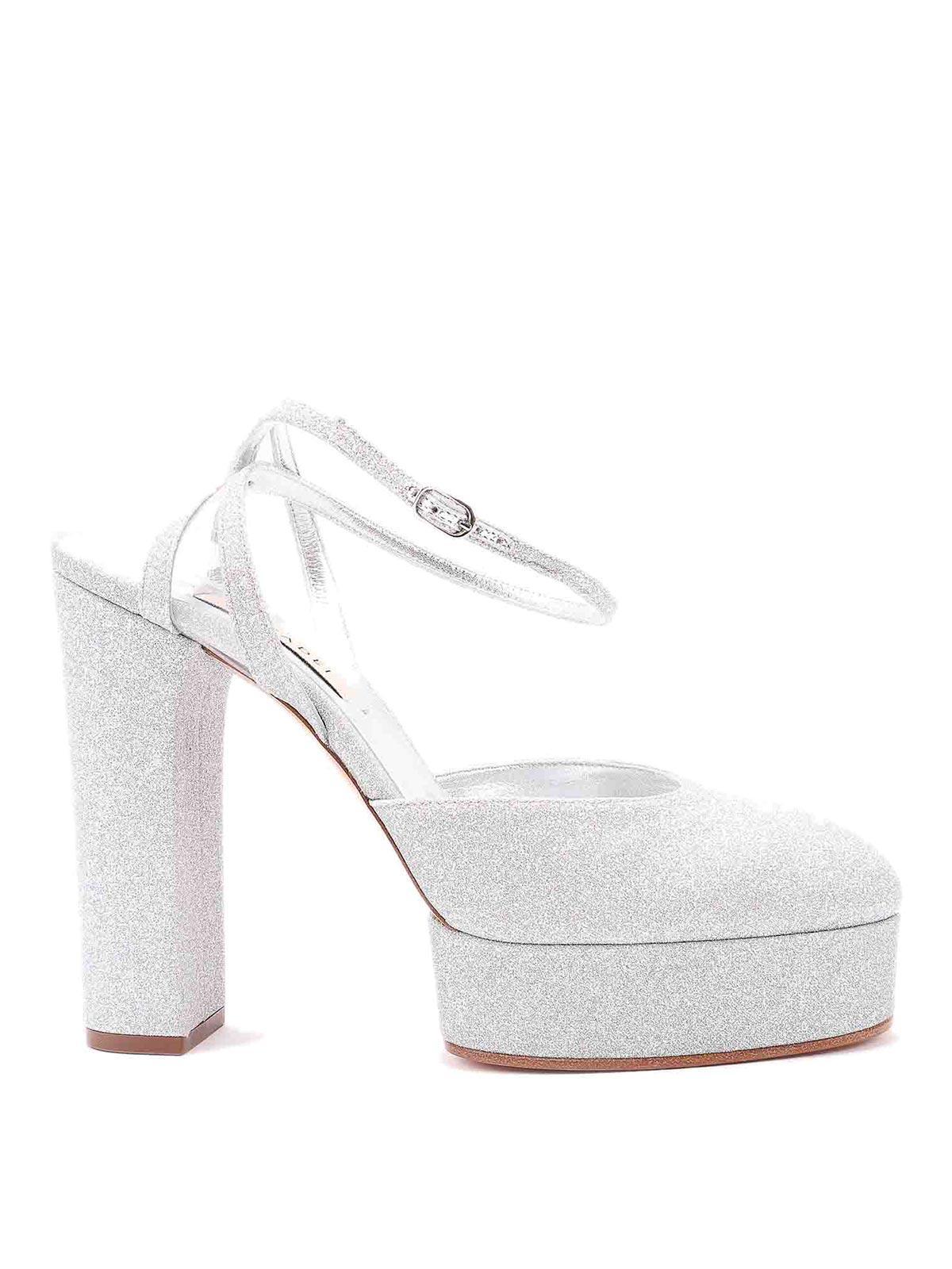 CASADEI Betty Citylight 1310mm Platform Pumps In Plata Product Image