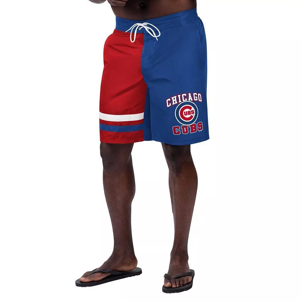Men's G-III Sports by Carl Banks Royal Chicago Cubs Anchor Swim Trunks, Size: 3XL, Blue Product Image