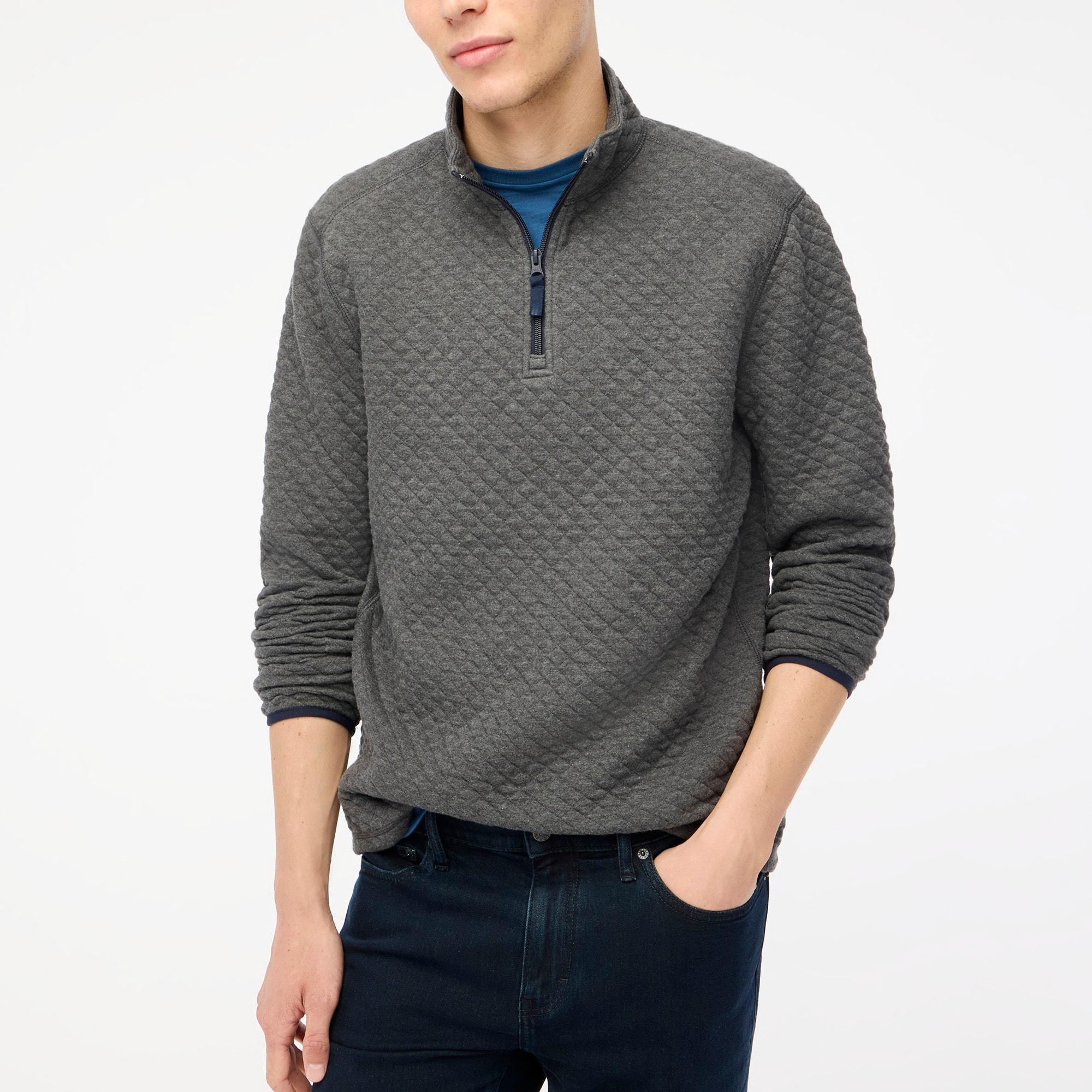 Quilted half-zip Product Image