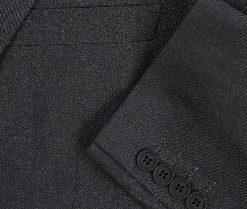 (Limited Sizes) Regular Fit Charcoal Gray 2 Piece Suit Product Image