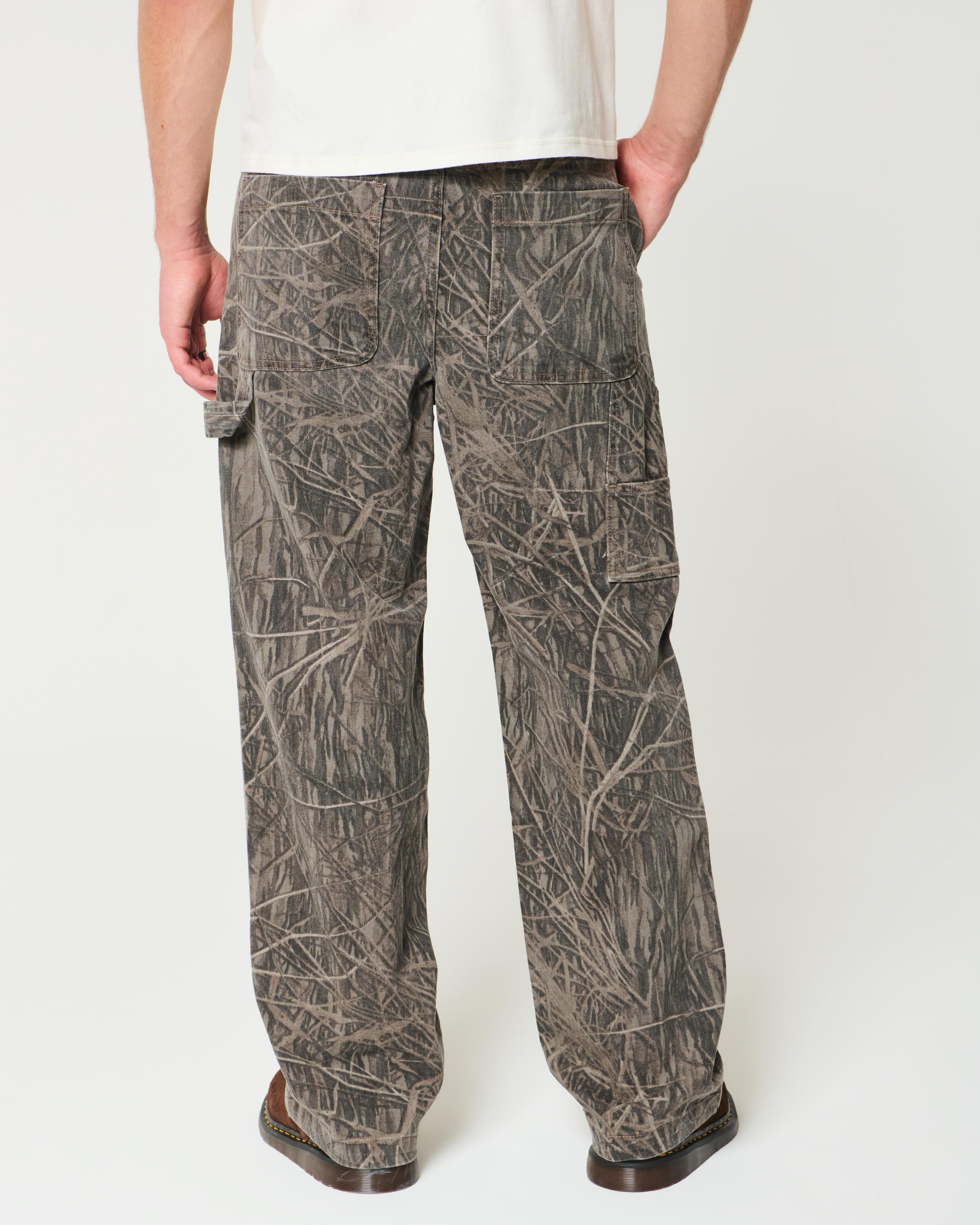 Camo Baggy Painter Jeans Product Image