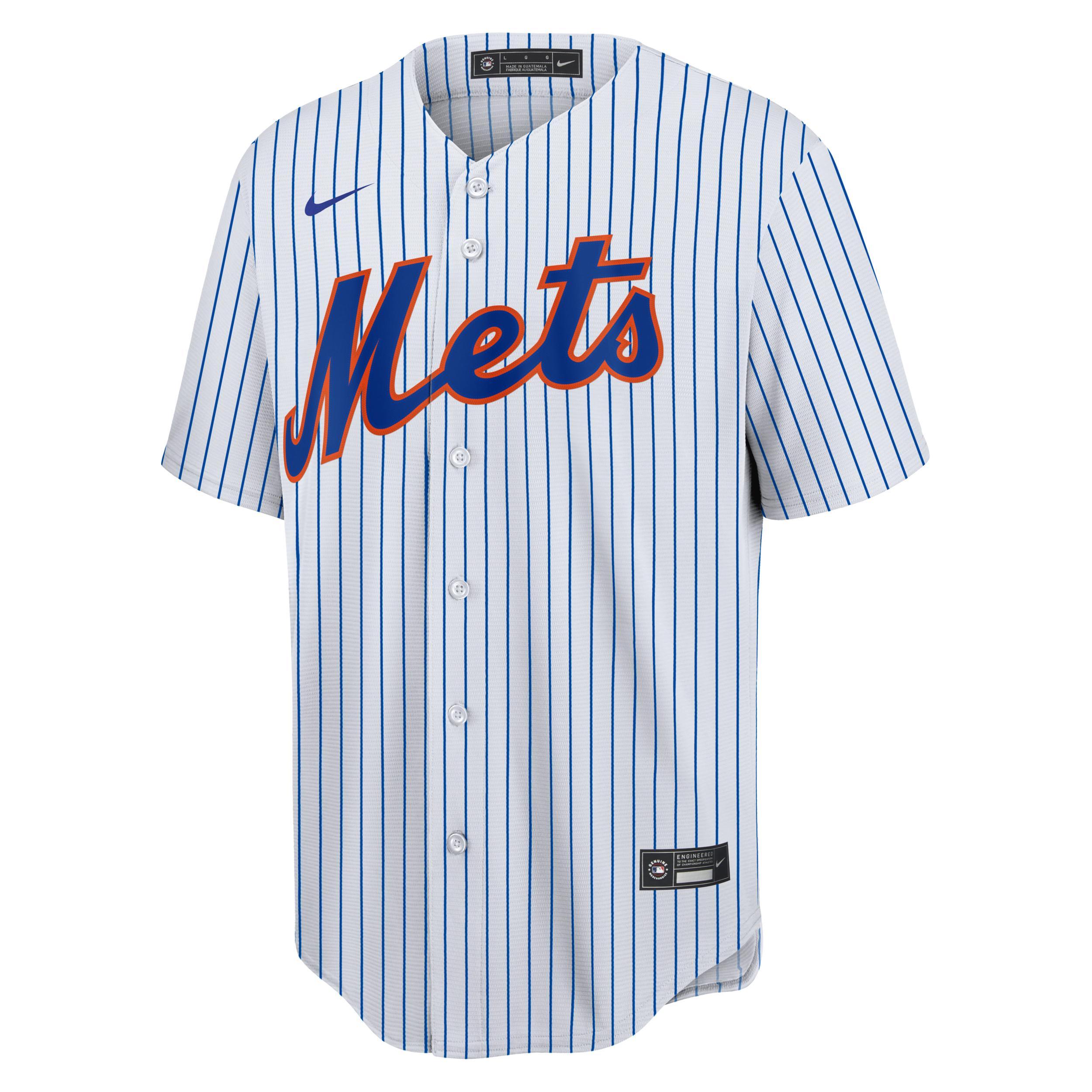 Men's Nike White New York Mets Home Replica Team Jersey, Size: Small Product Image