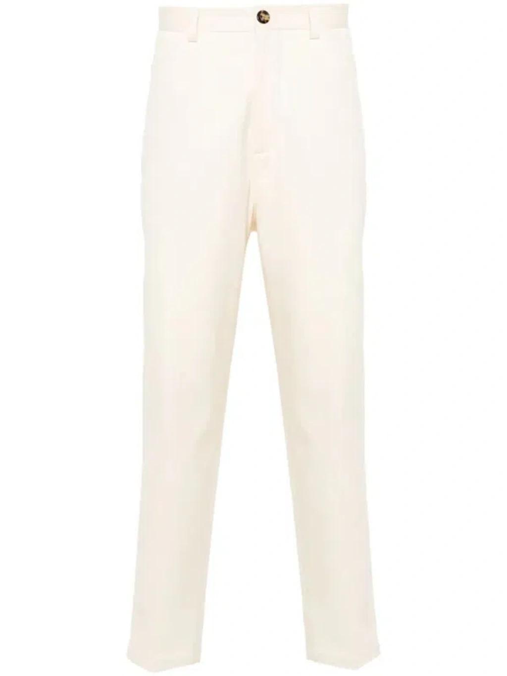 Straight Trousers In Beige Product Image