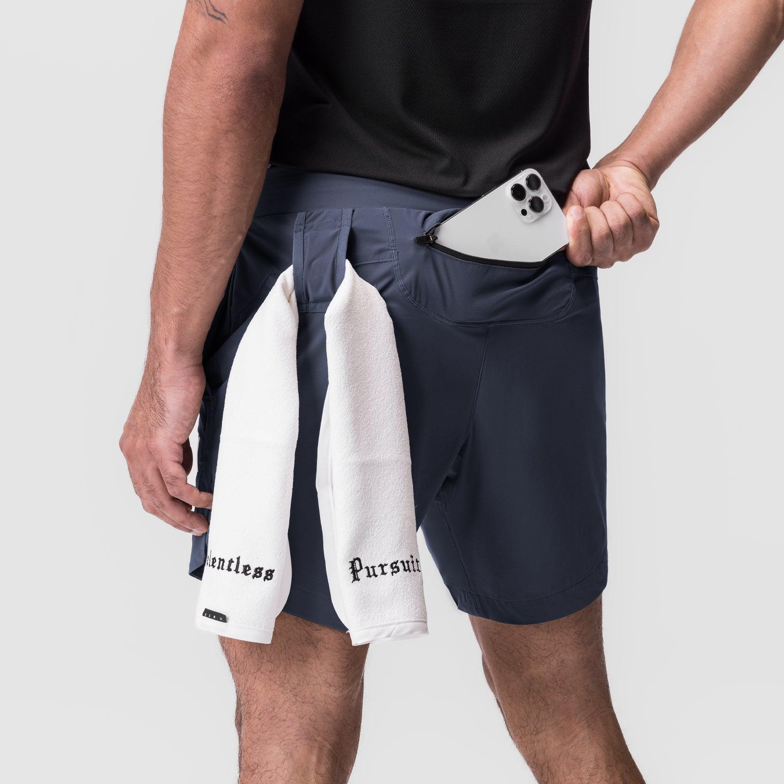 0823. Tetra-Lite® 7" Linerless Short - Navy "Wings" Product Image