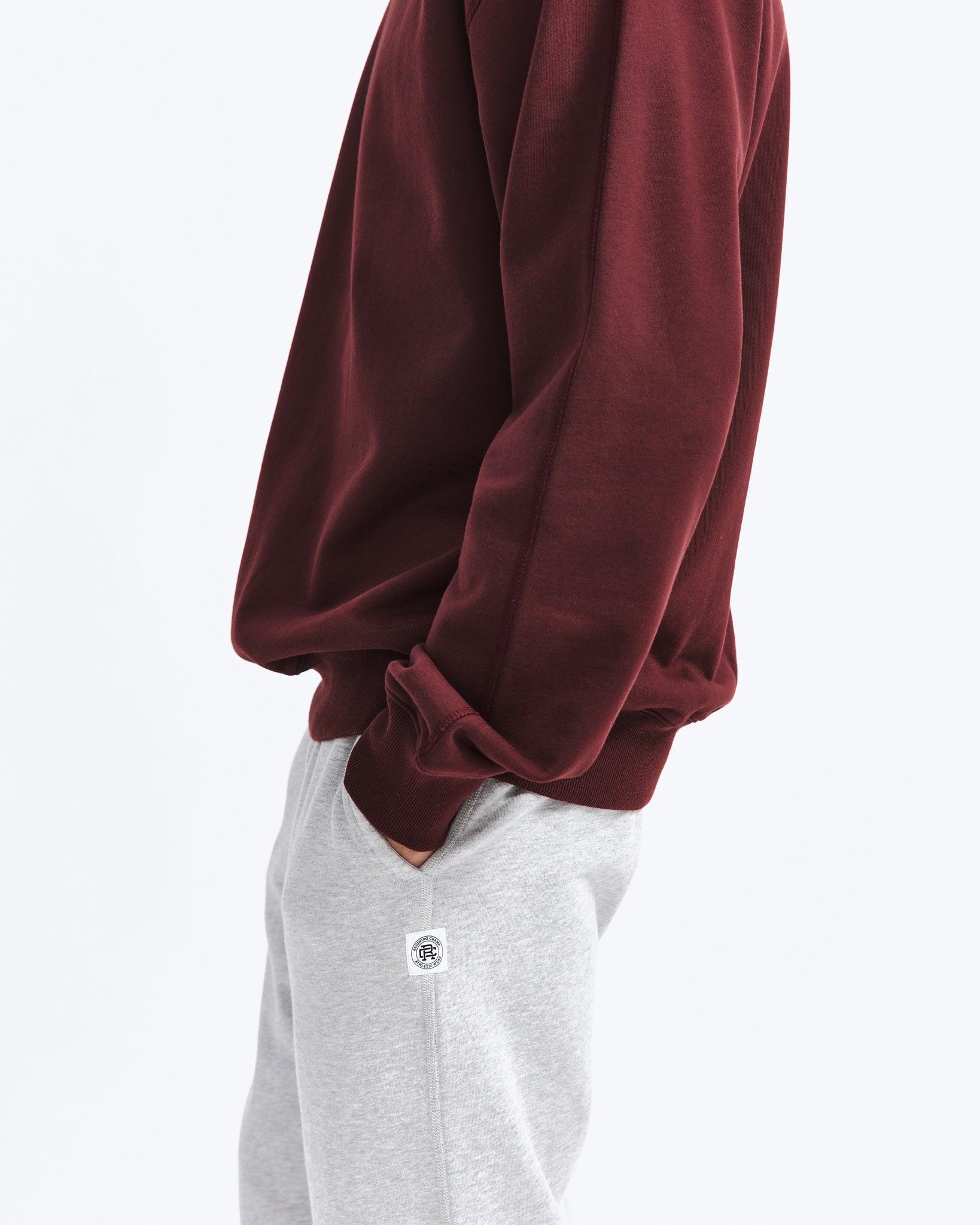 Midweight Terry Relaxed Crewneck - Vault Male Product Image