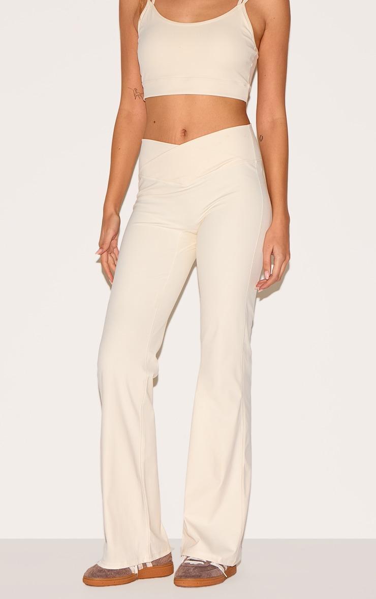 Bone Sculpt Wrap Waist Yoga Pants Product Image