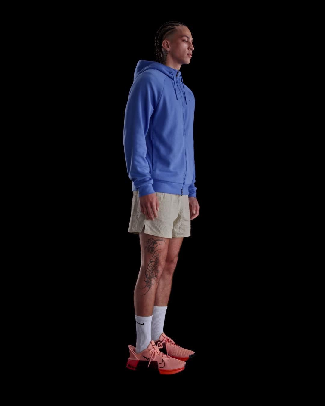 Nike Men's Primary Fleece Dri-FIT UV Full-Zip Performance Hoodie Product Image