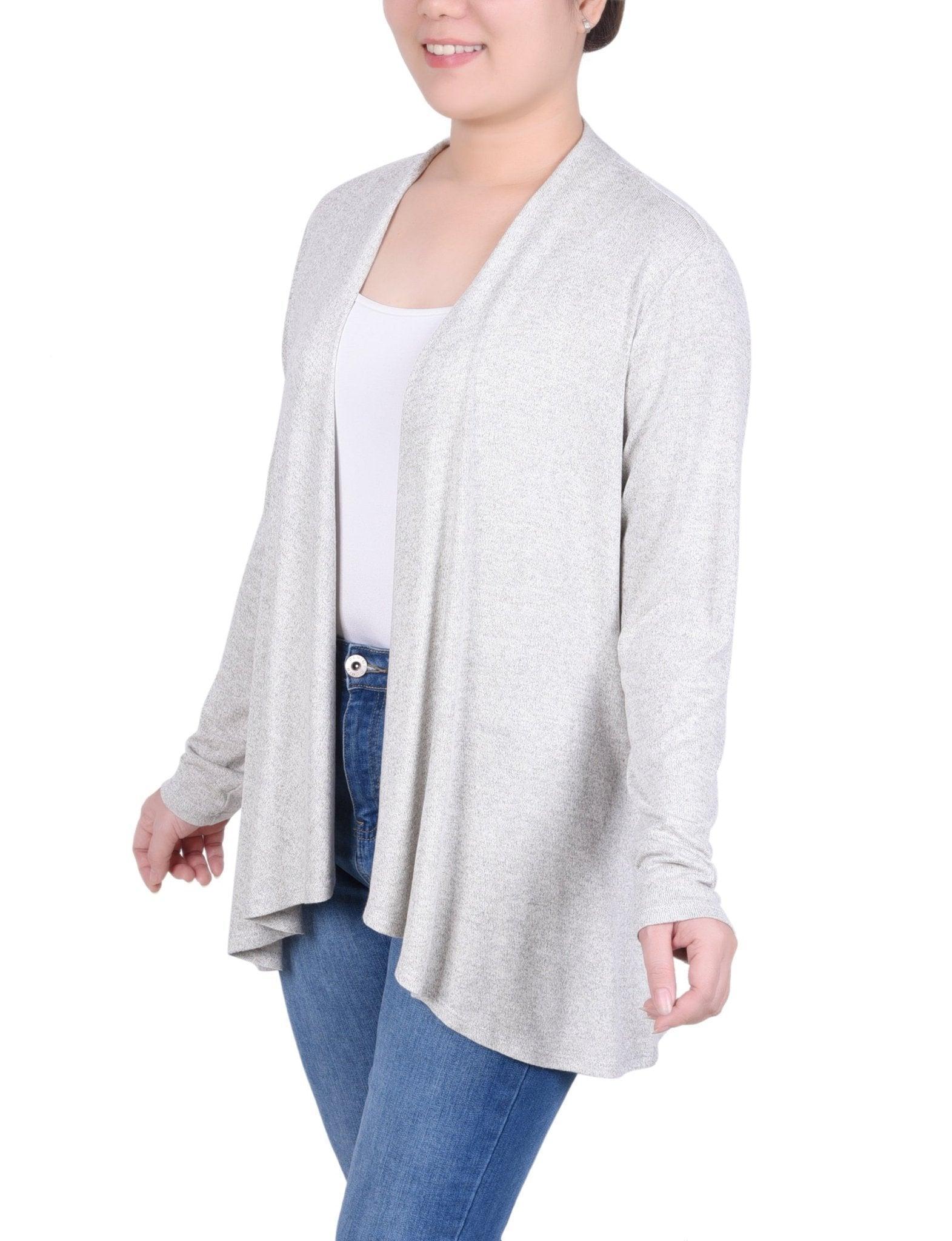 Long Sleeve Swing Cardigan - Petite Product Image