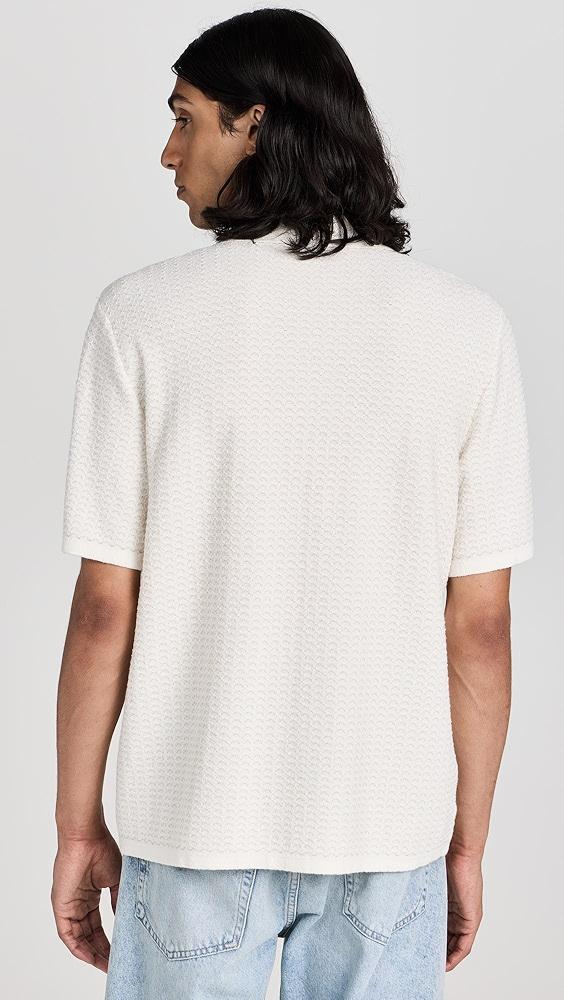 rag & bone Jacquard Avery Shirt In Zuma Toweling | Shopbop Product Image