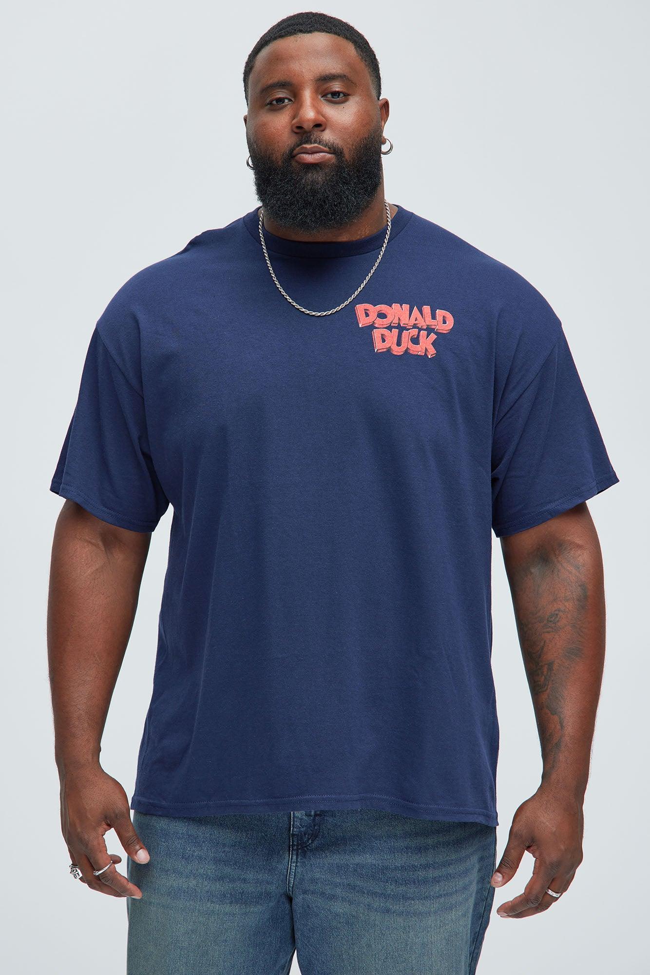 Disney Donald Duck Portrait Short Sleeve Tee - Navy Product Image