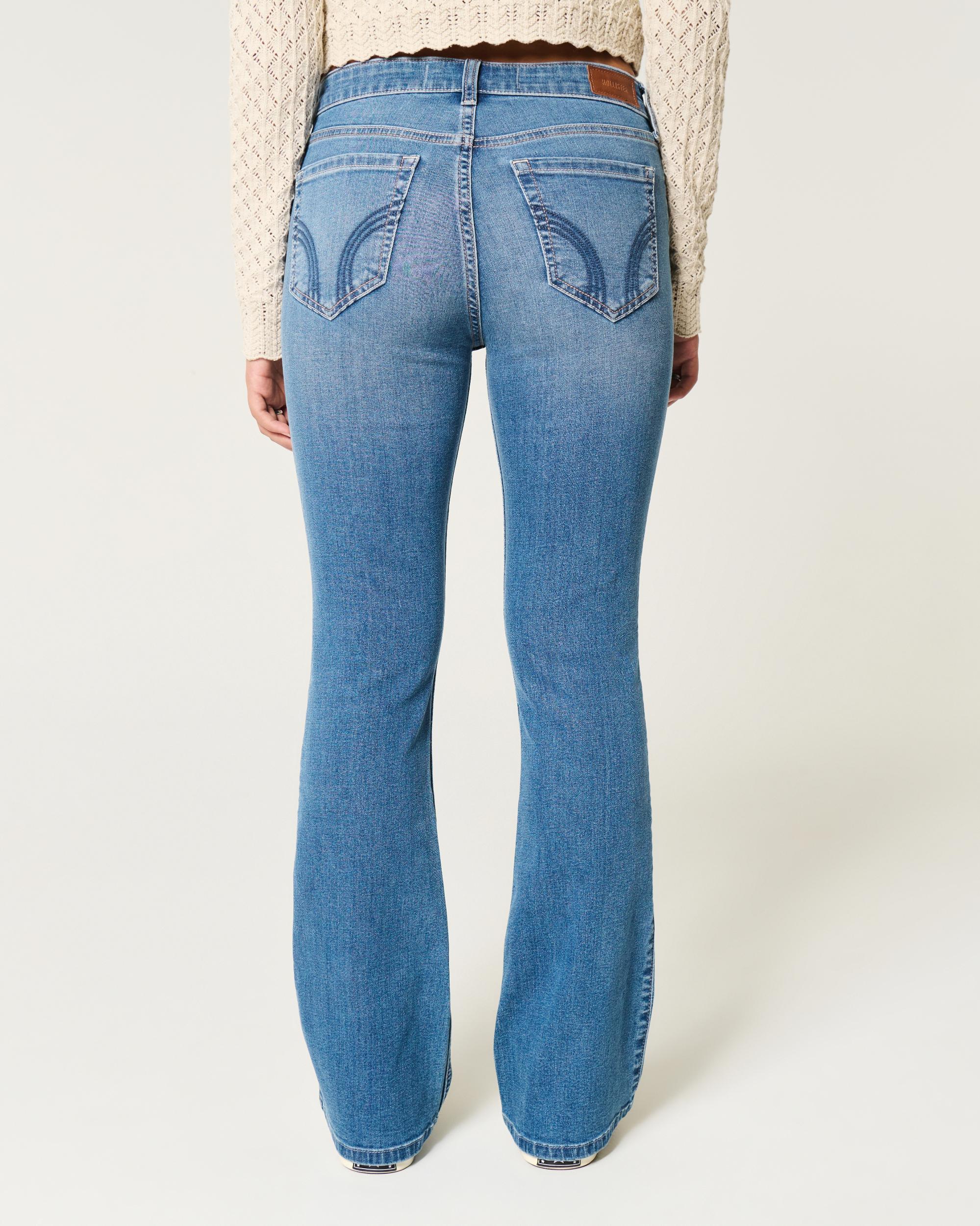 Mid-Rise Medium Wash Boot Jeans Product Image