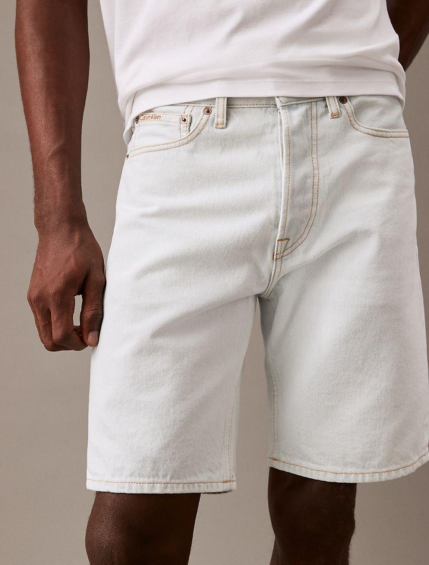 Standard Straight Fit Denim Shorts Product Image