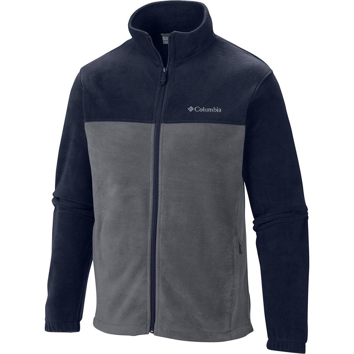 Men's Columbia Steens Mountain™ Full-Zip Fleece Jacket, Size: XXL, Black Grill Product Image