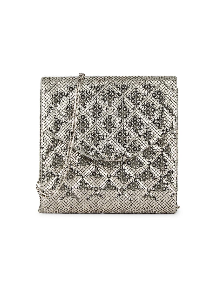 Womens Stevie Brass Mesh Clutch Product Image