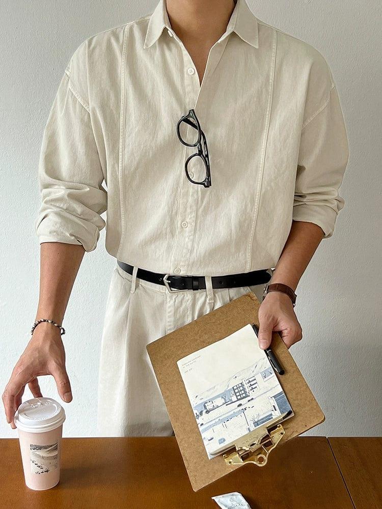 RT No. 11270 RECONSTRUCTED COLLAR BUTTON-UP SHIRT Product Image