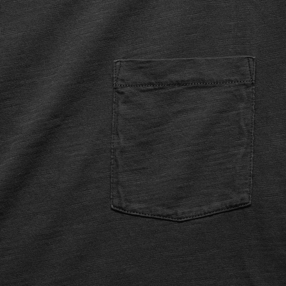 Garment Dyed Pocket Tee - Washed Black Product Image