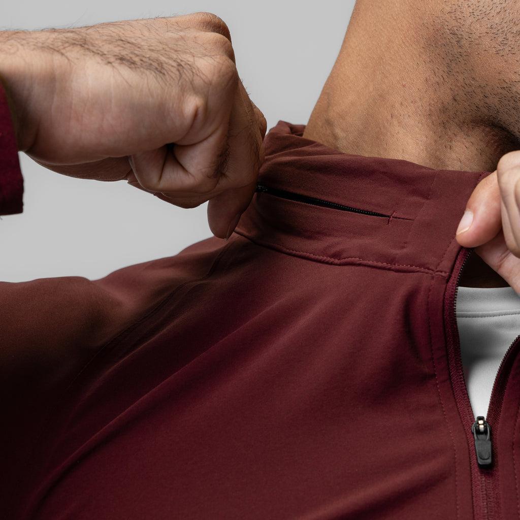 1018. Aerotex™ Weather-Ready Bonded Windbreaker - Crimson Product Image