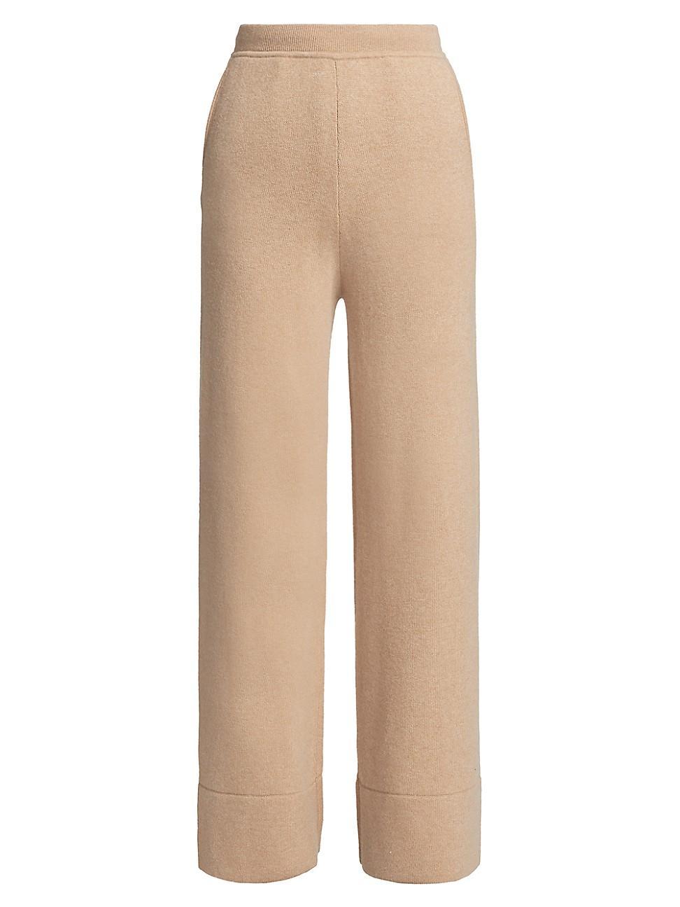 Womens Wool-Blend Knit Pants Product Image