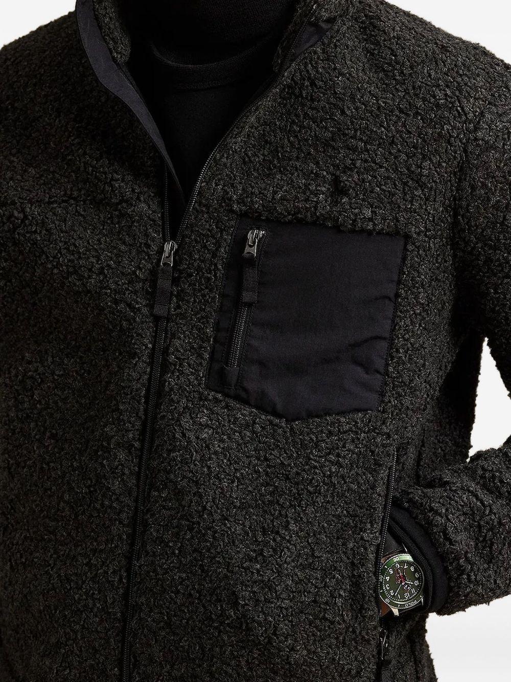 fleece zip-up jacket Product Image