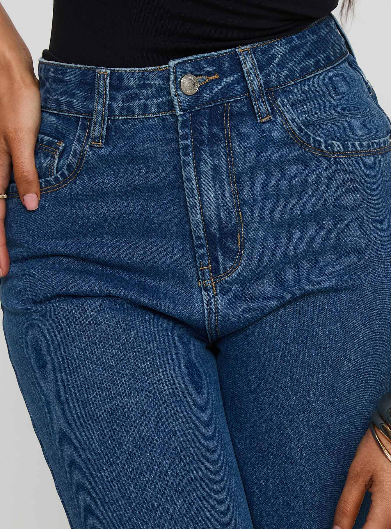 Kalinda Denim Jeans Mid Blue Product Image