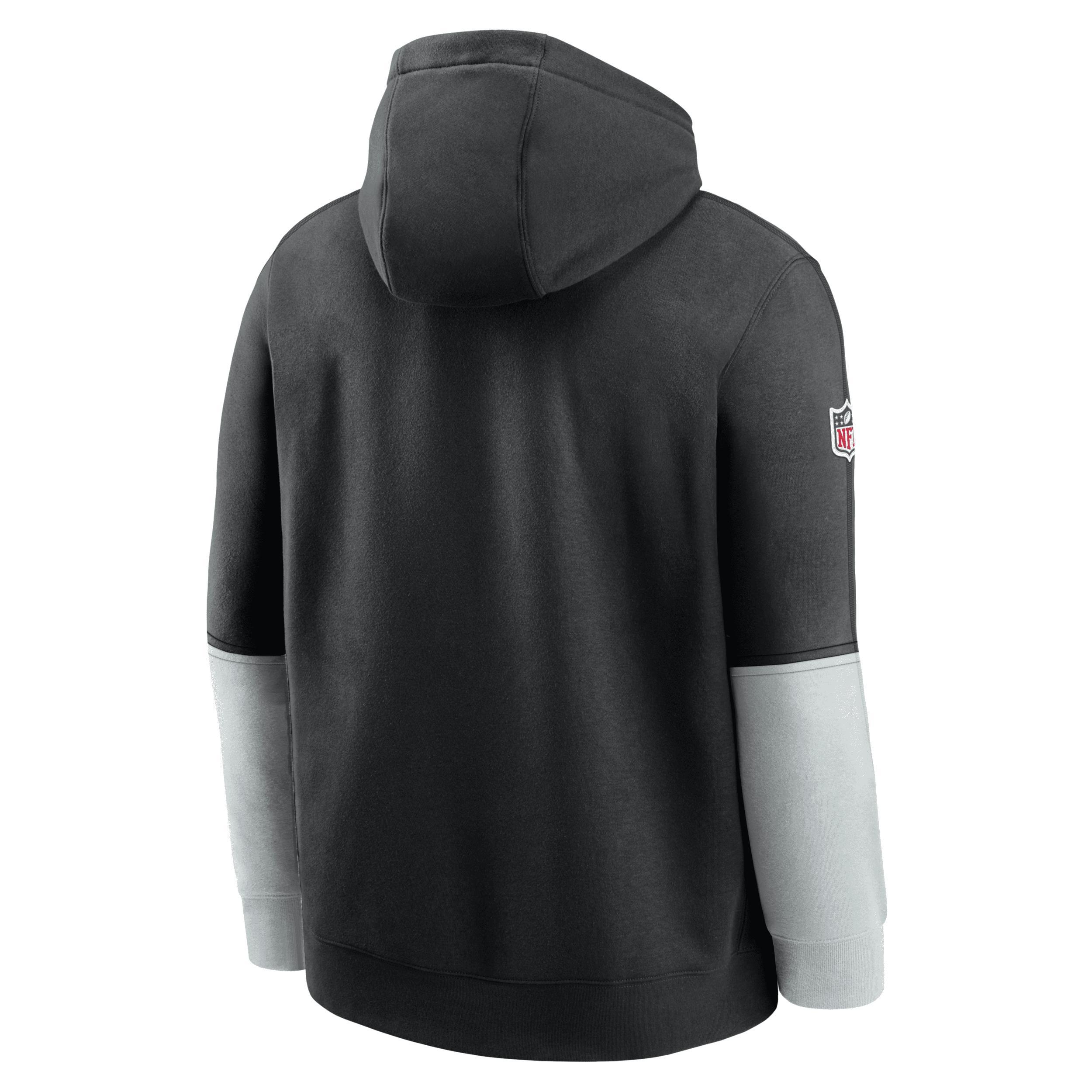 Las Vegas Raiders Sideline Team Issue Club Nike Mens NFL Pullover Hoodie | 02F2056Y8D-87G Product Image