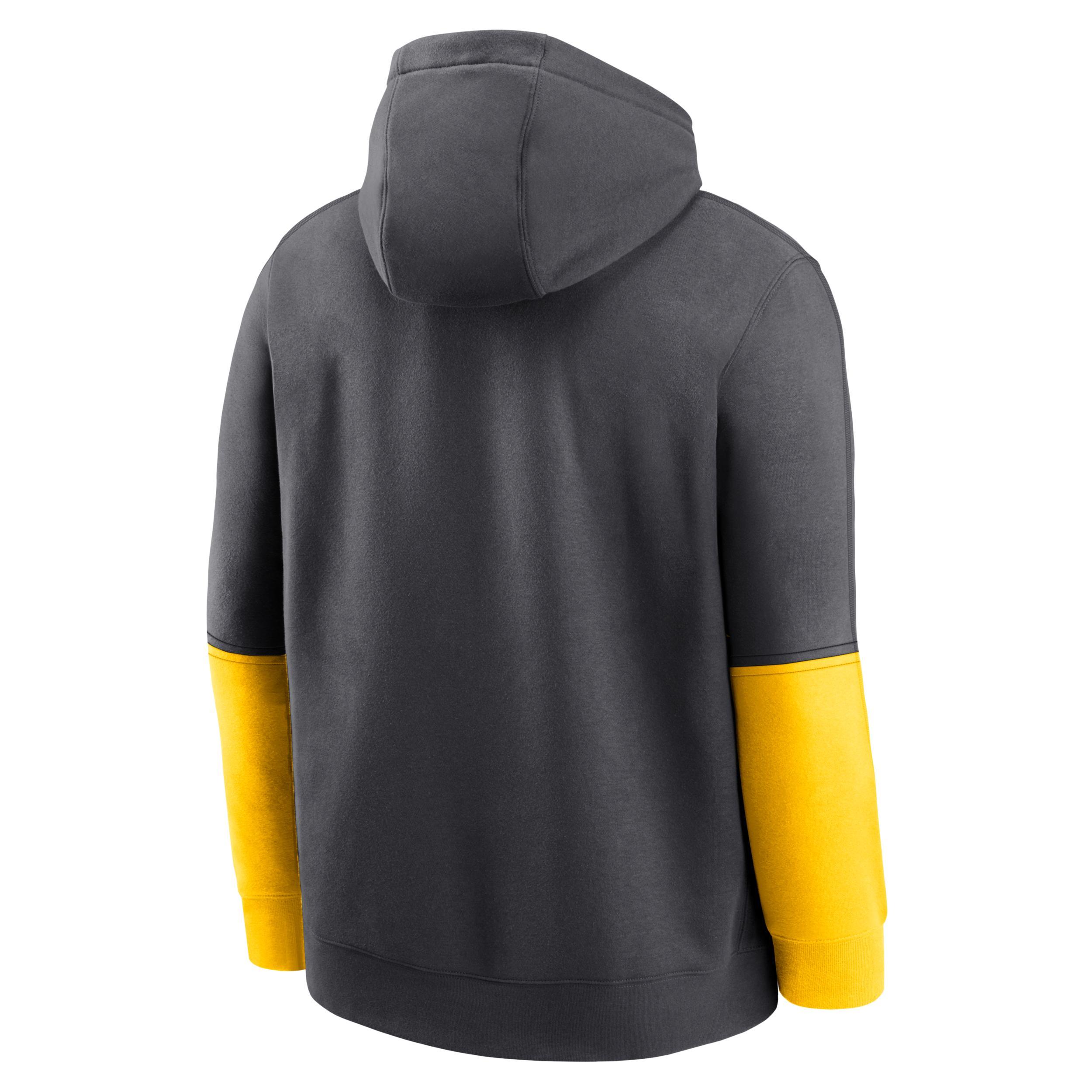 Michigan Wolverines Sideline Team Issue Club Nike Men's College Pullover Hoodie Product Image