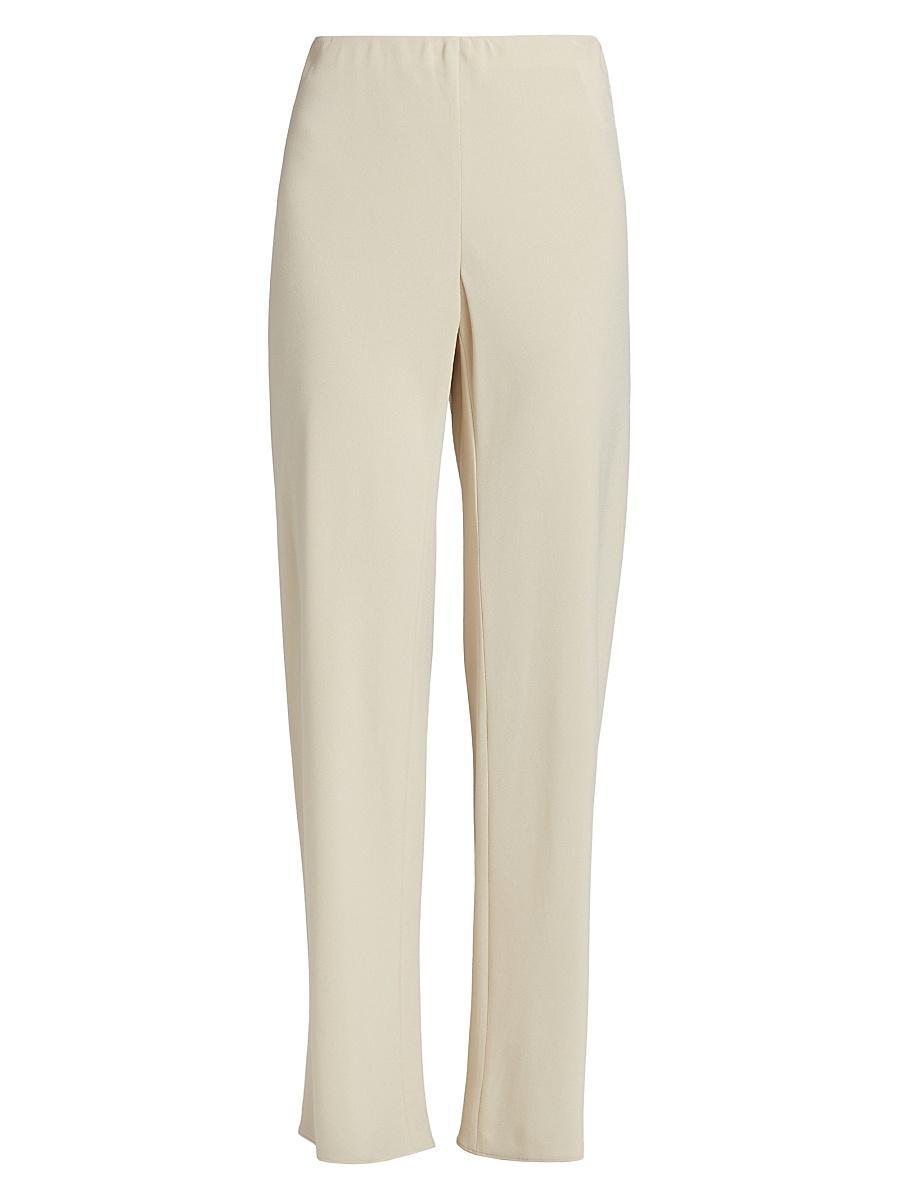 High-Waist Crepe Bias Pant Product Image