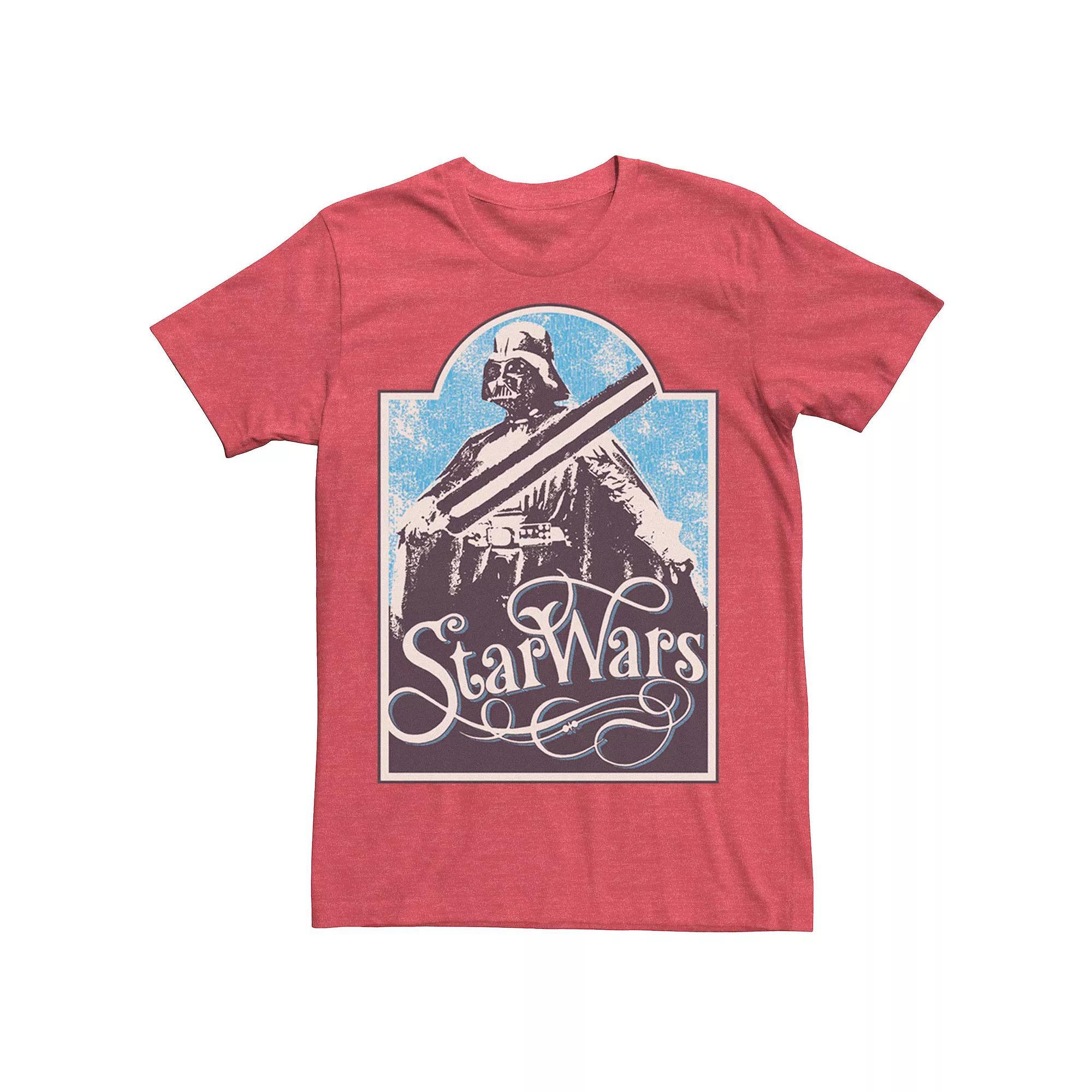 Men's Star Wars Retro Darth Vader Poster Tee,  Product Image