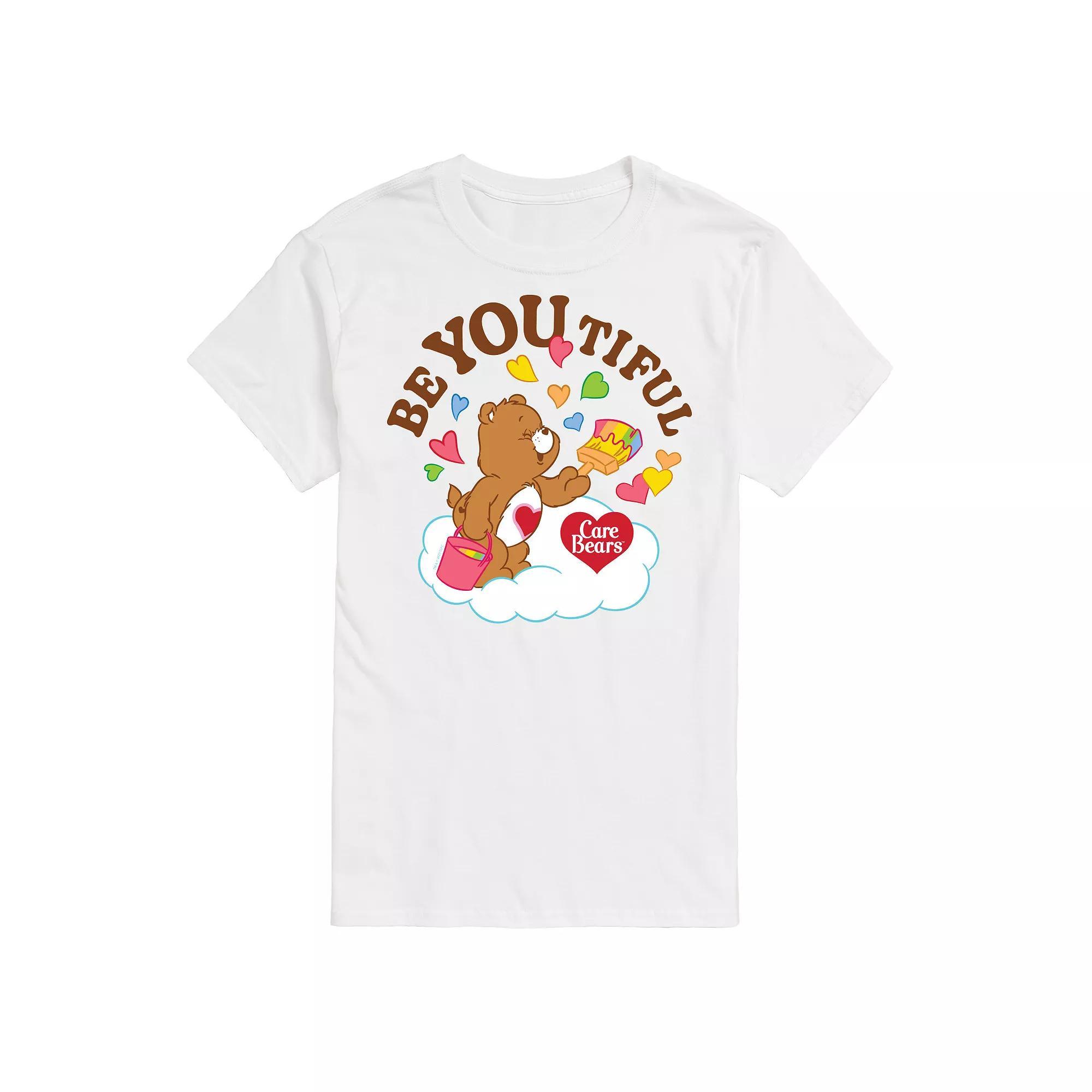 Big & Tall Care Bears Be You Tiful Graphic Tee, Men's, Size: 4XB, White Product Image