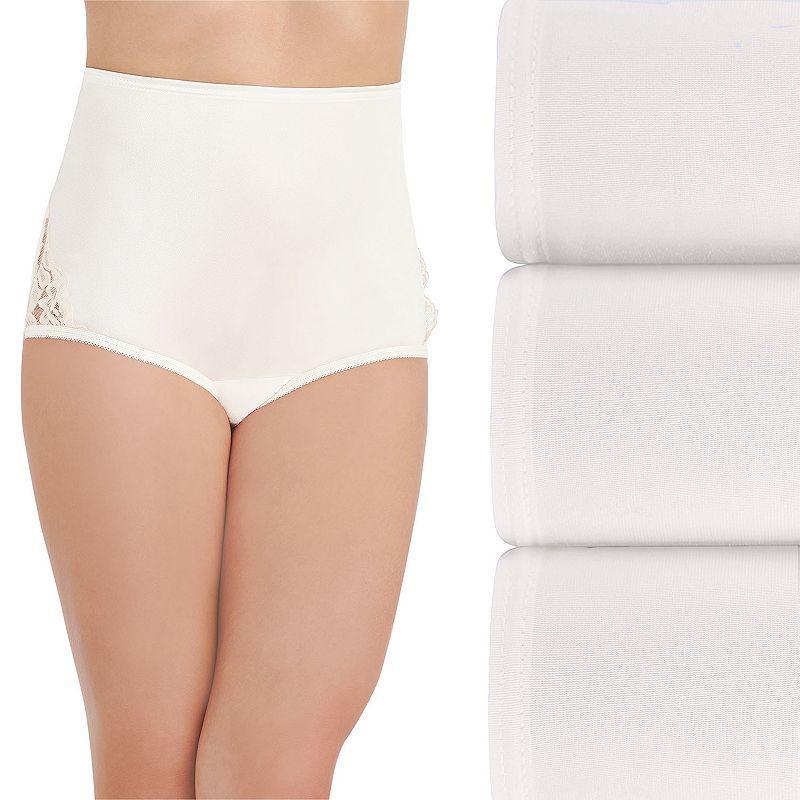 Womens Vanity Fair Lingerie Perfectly Yours 3-Pack Noveau Brief Panty Set 13011 Product Image