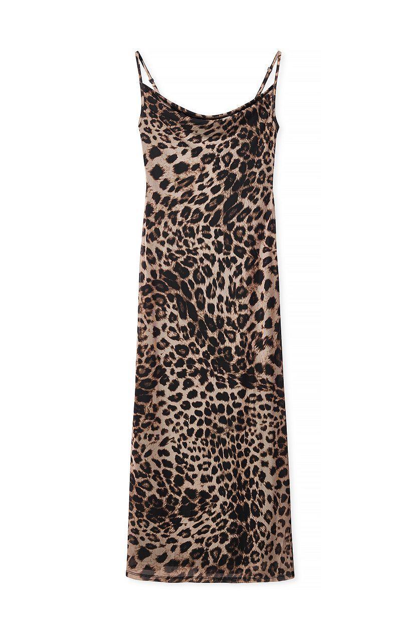 Waterfall Mesh Maxi Dress Product Image