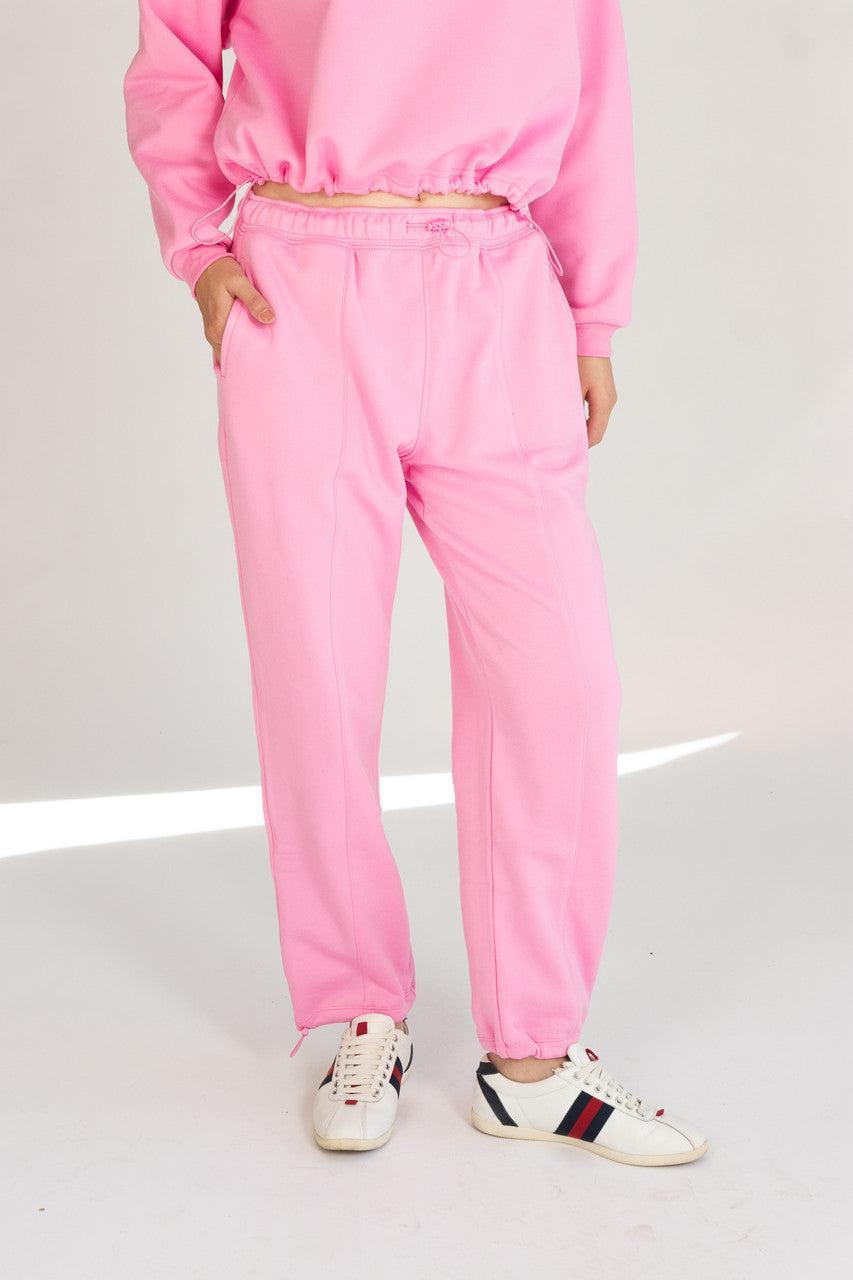 Seamed Drawstring Sweatpants Product Image