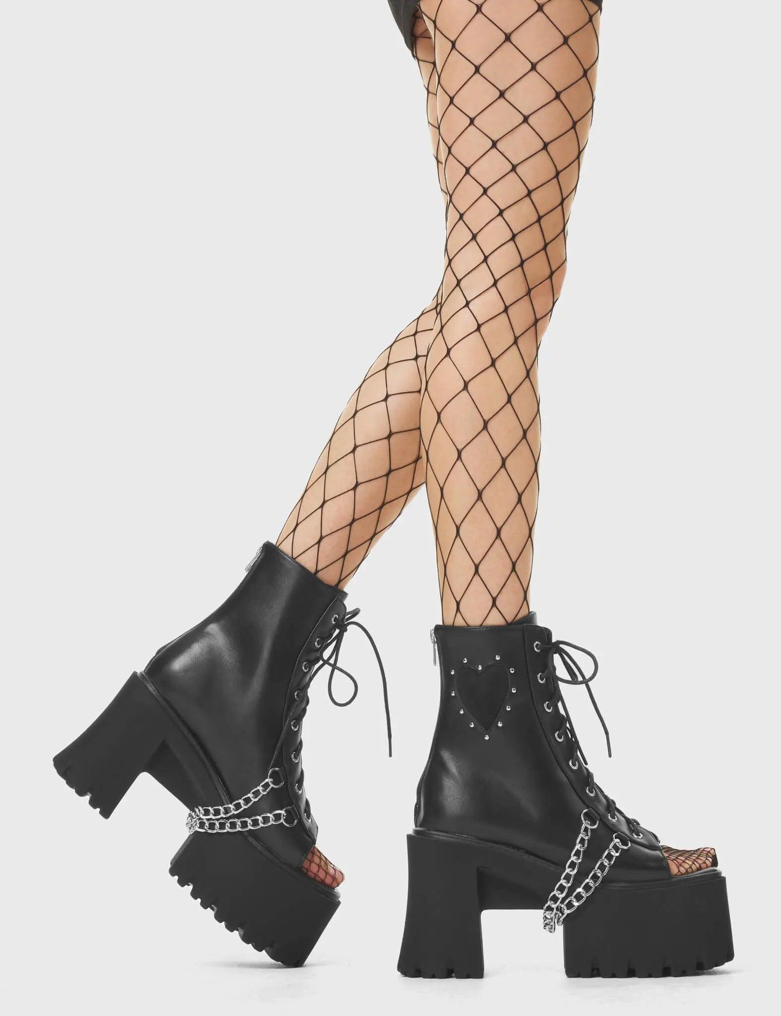 Get To It Chunky Platform Ankle Boots Product Image