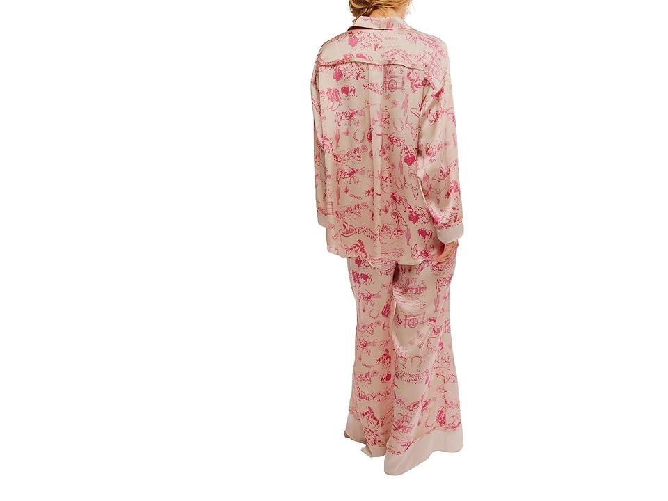 Free People Dreamy Days Pajama Set (Tea Combo) Women's Pajama Sets Product Image