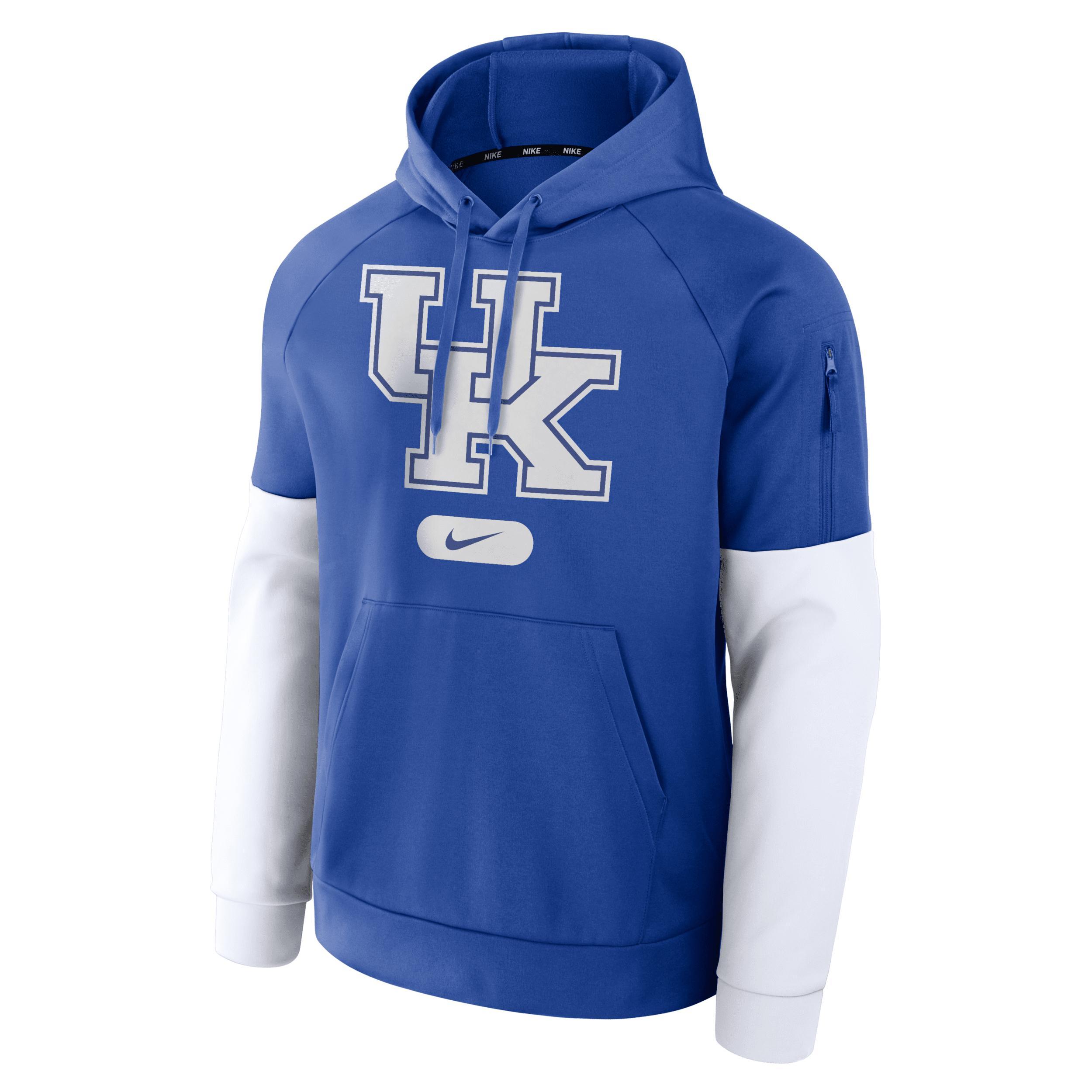 Men's Kentucky Wildcats Fitness Men’s Nike Therma College Pullover Hoodie Product Image