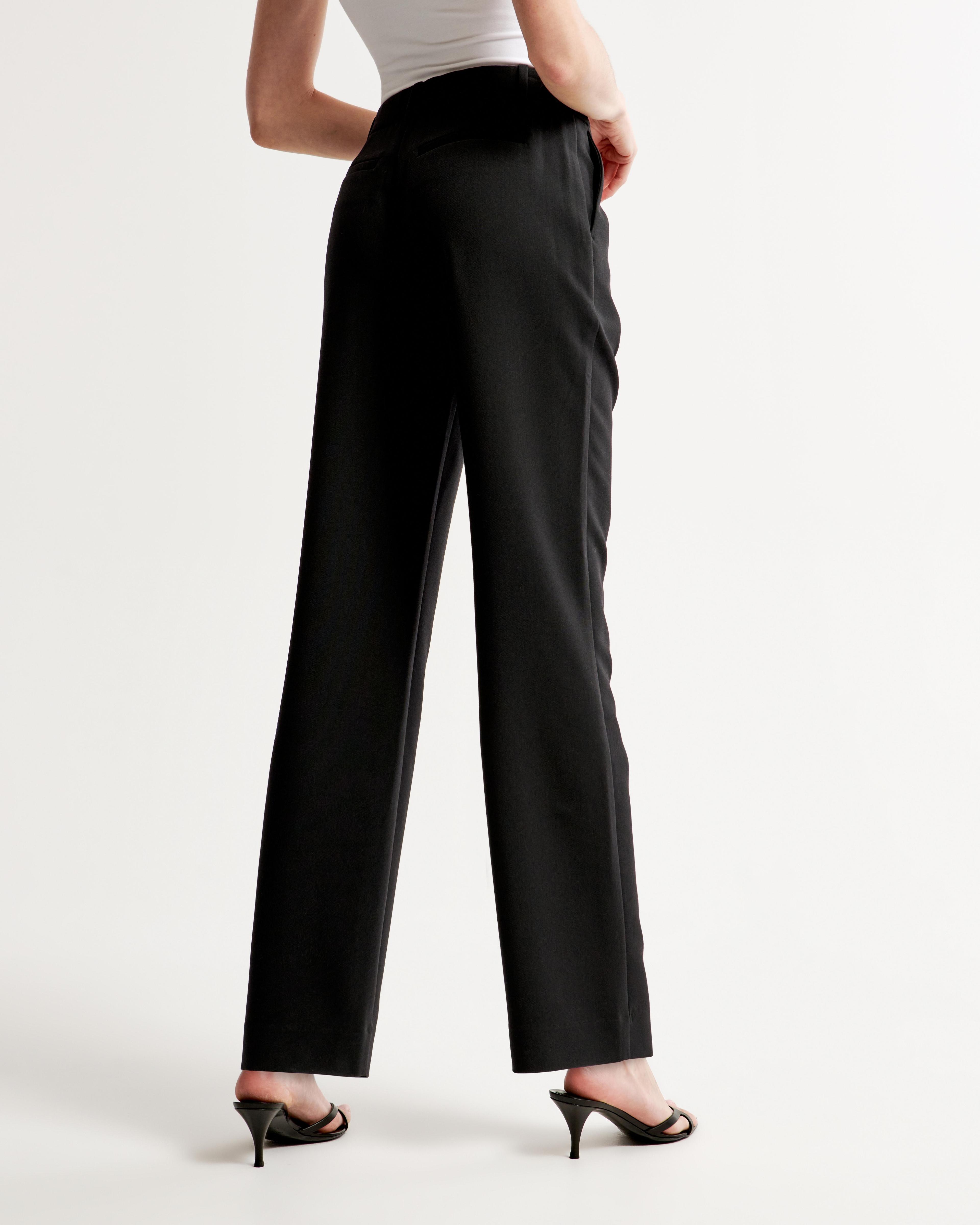 Mid Rise Tailored Straight Pant Product Image