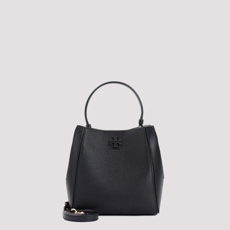 TORY BURCH Small Mcgraw Bucket Bag In Black   Product Image