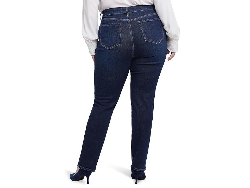 NYDJ Plus Size High Rise Marilyn Straight in Riverbridge (Riverbridge) Women's Jeans Product Image