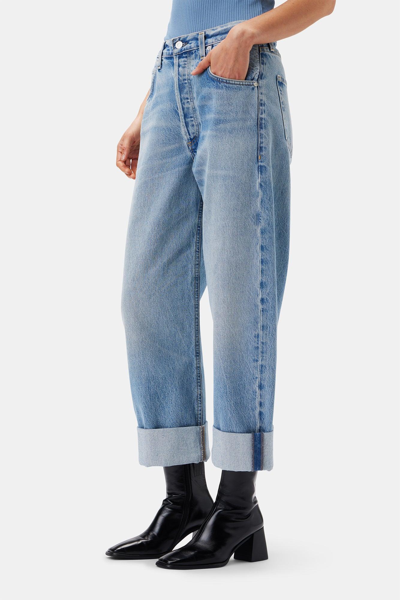 Citizens of Humanity Ayla Baggy Cuffed Crop Jean - Gemini Product Image