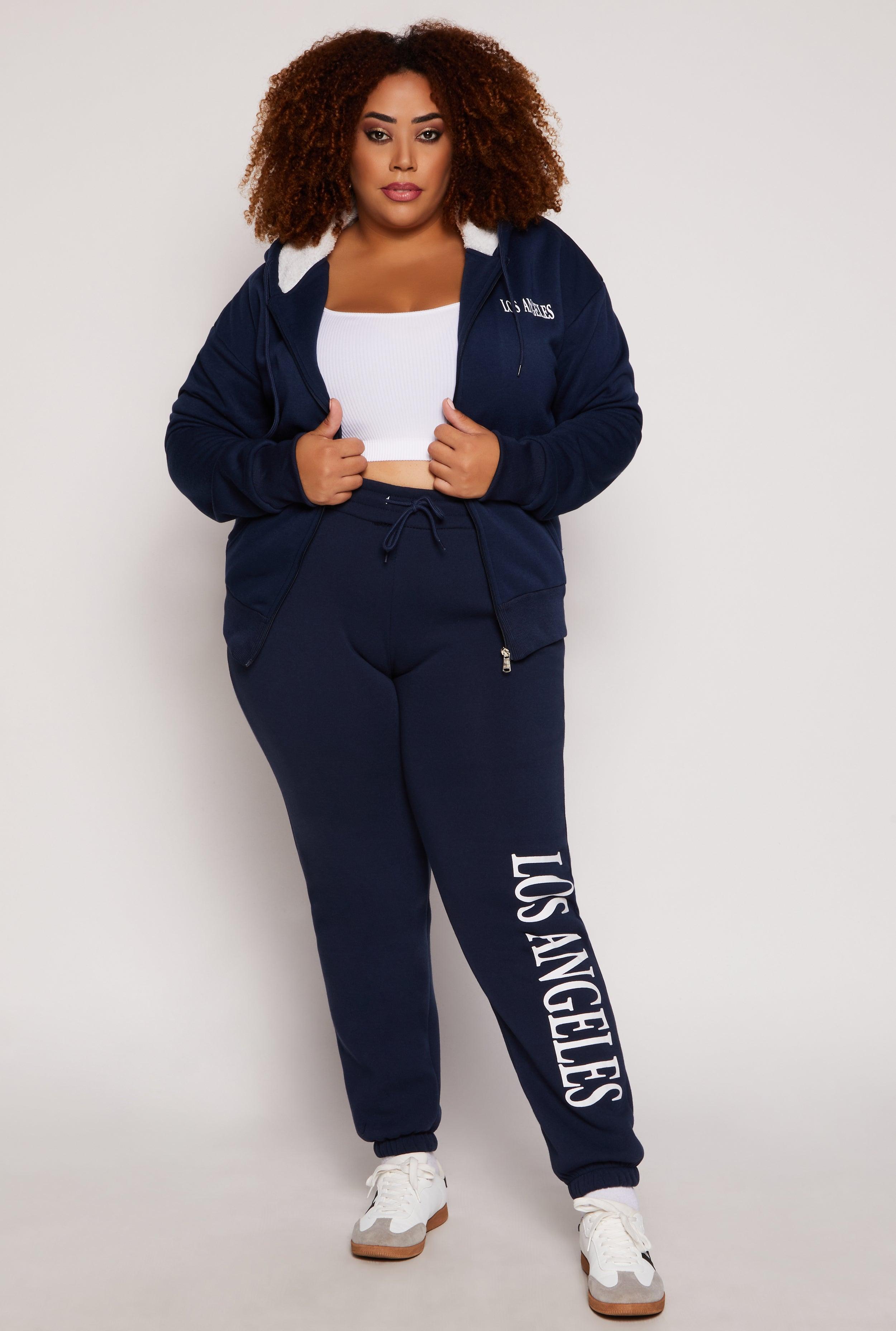 Womens Plus Size City Graphic Sweatpants Product Image