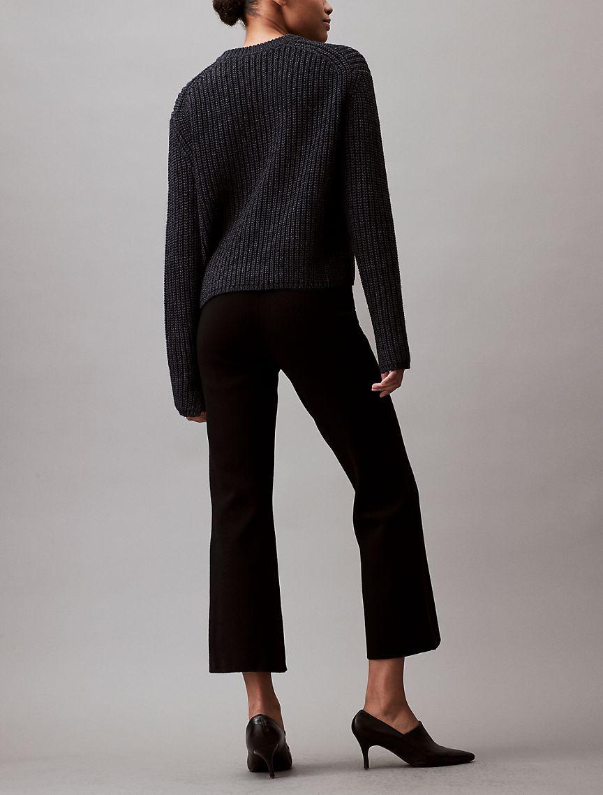 Tech Knit Crop Flared Pants Product Image