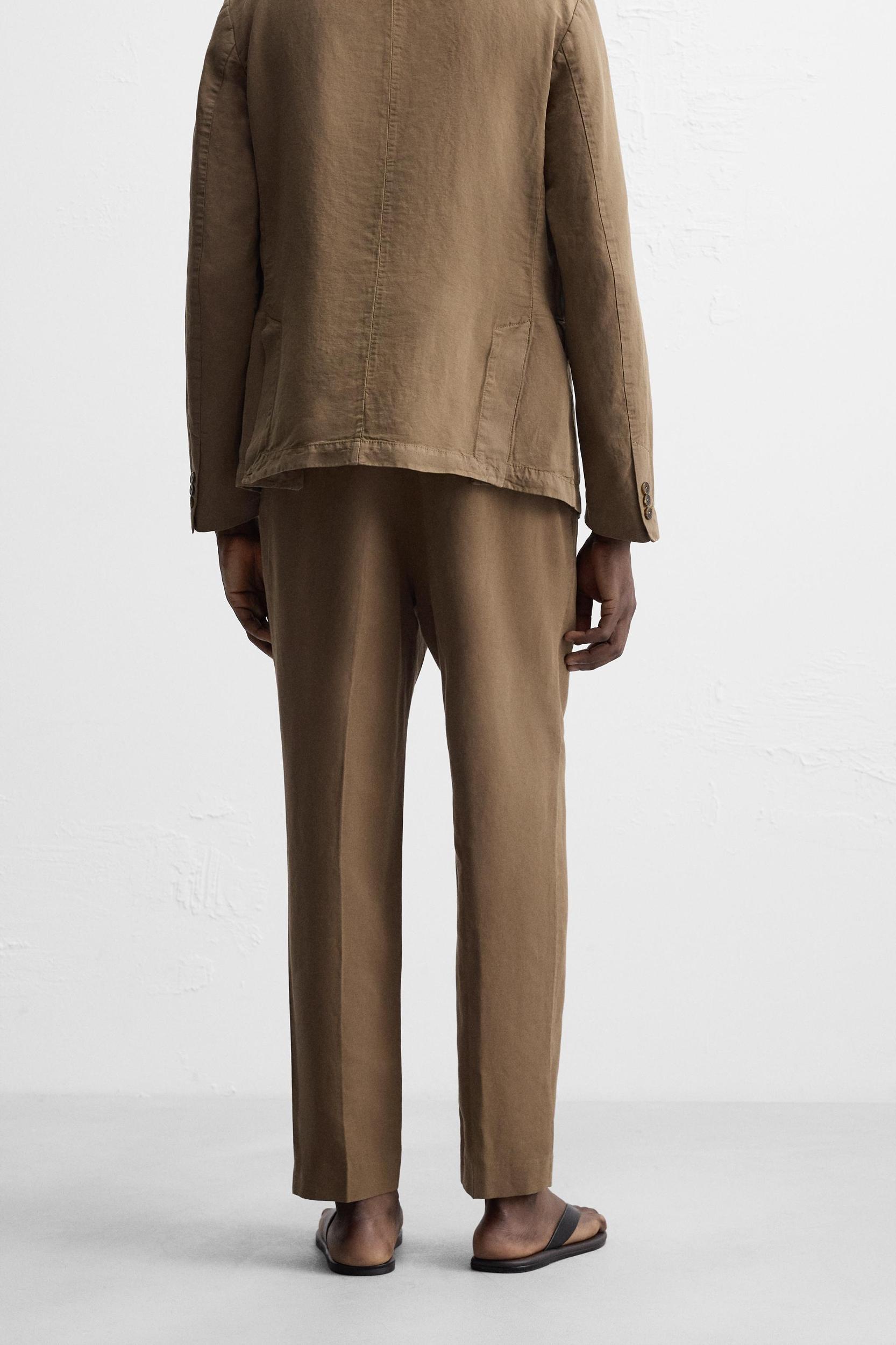 WASHED SUIT PANTS Product Image