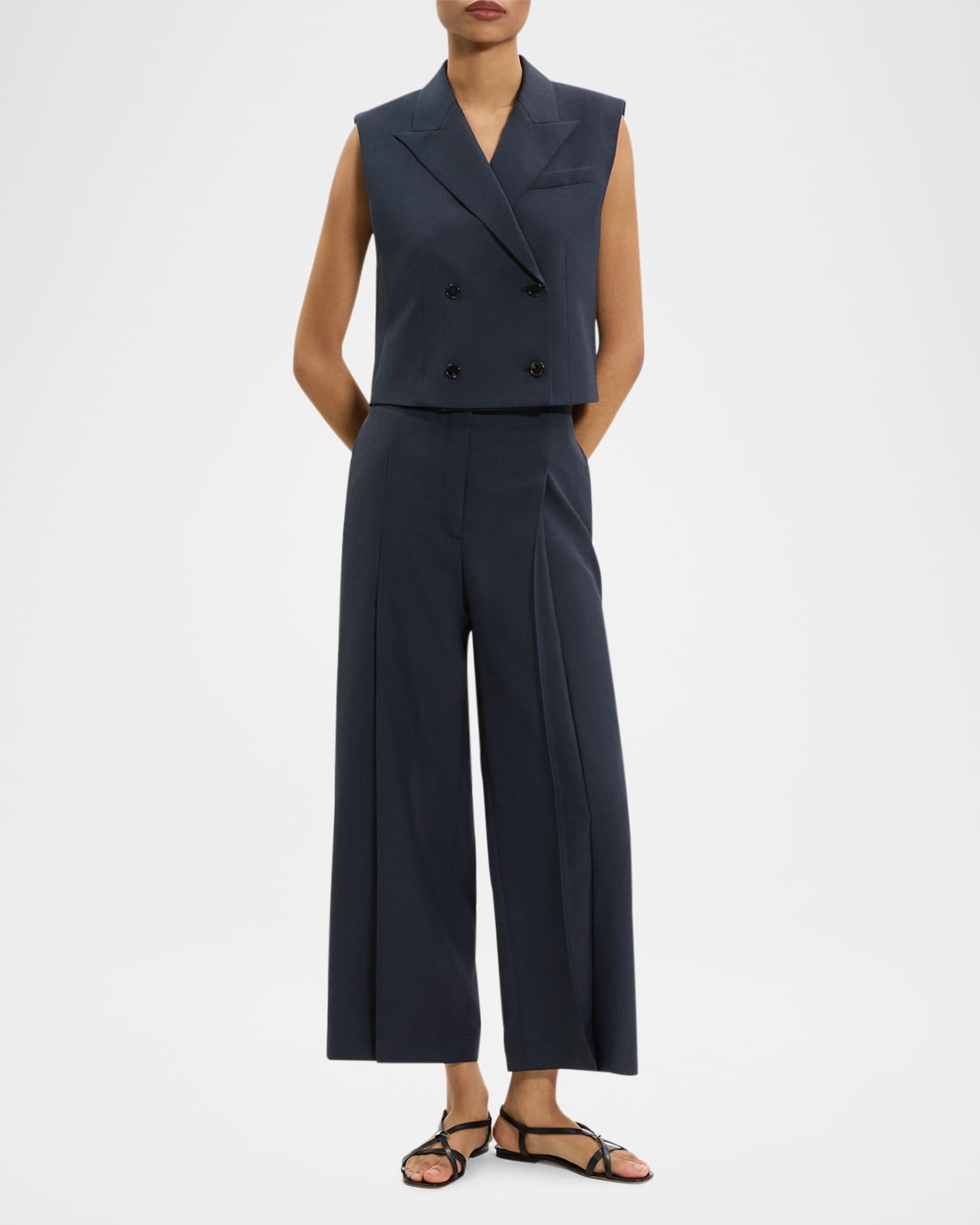 Boxy Double-Breasted Vest Product Image