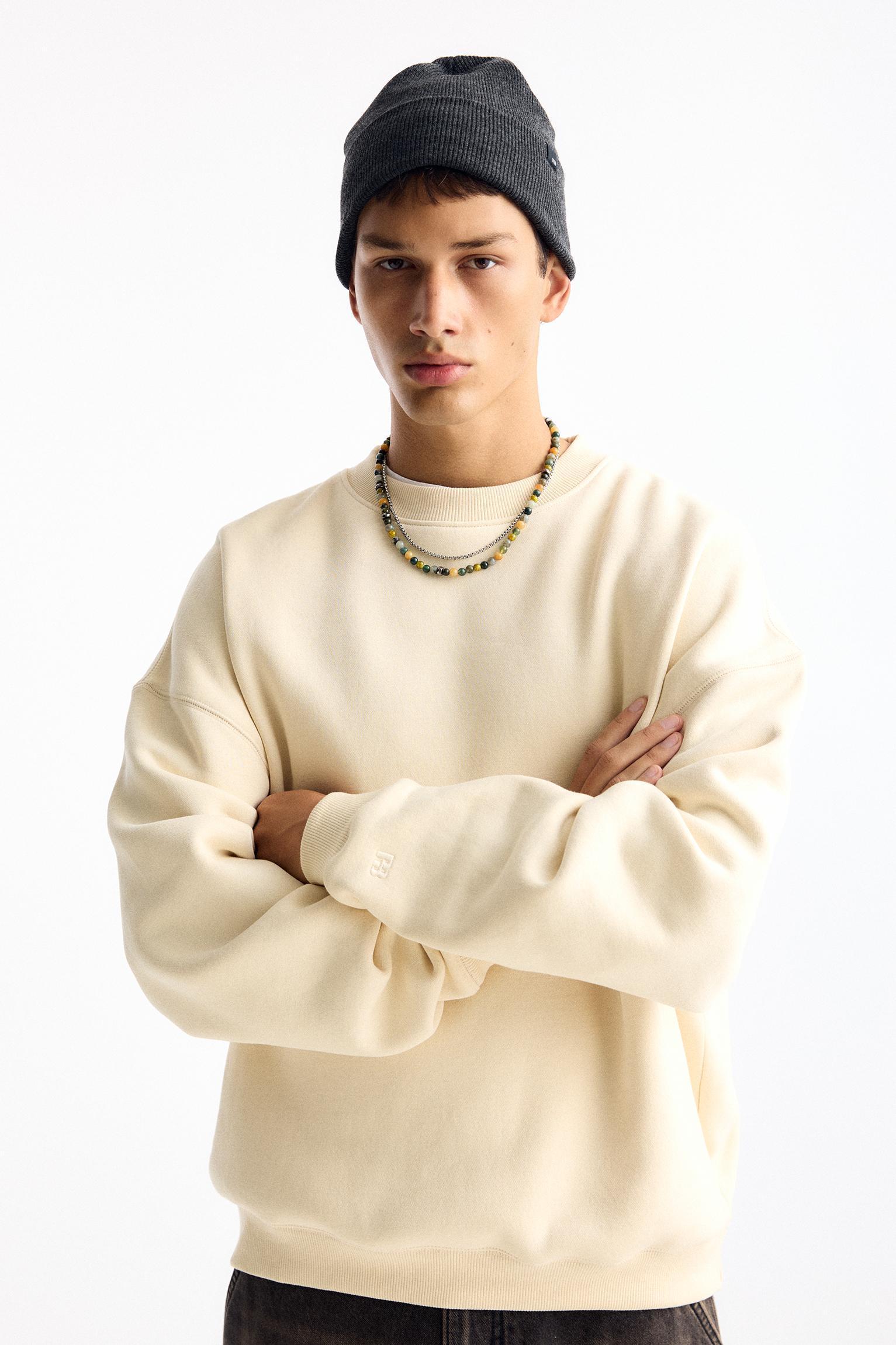 Basic boxy-fit sweatshirt Product Image
