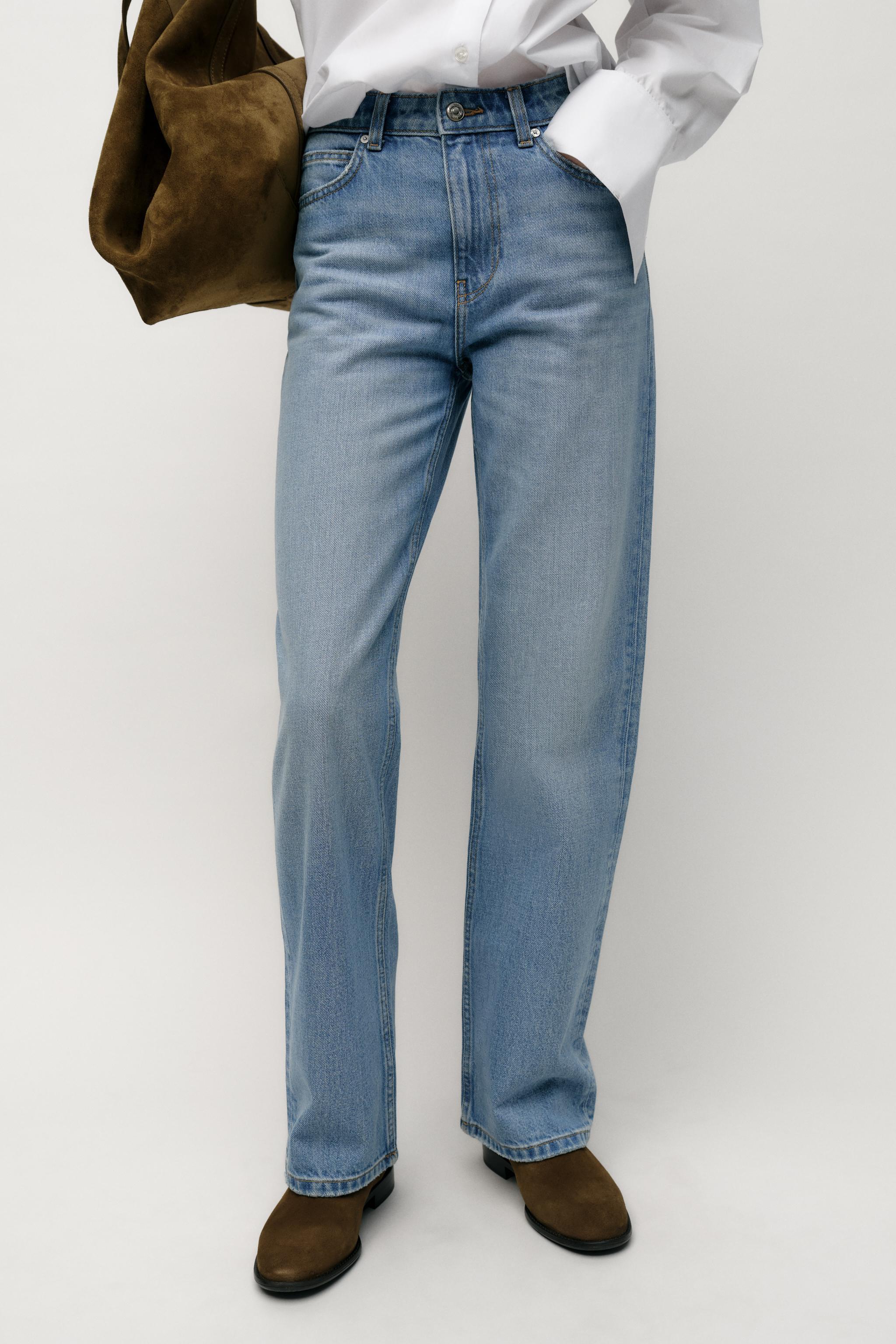 STRAIGHT LEG LONG LENGTH Z1975 JEANS WITH A HIGH WAIST Product Image