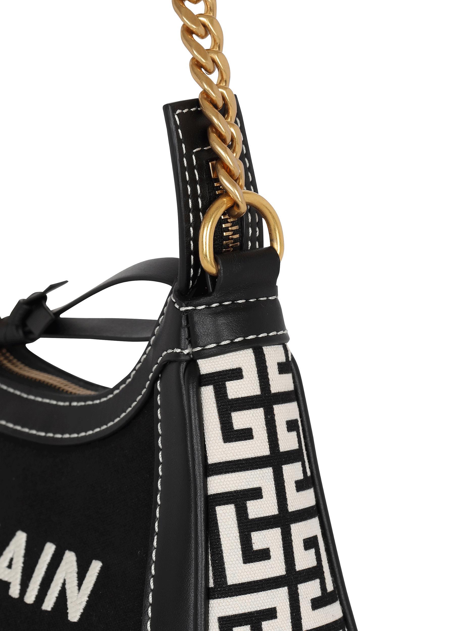 B-Army handbag in monogrammed canvas and leather Product Image