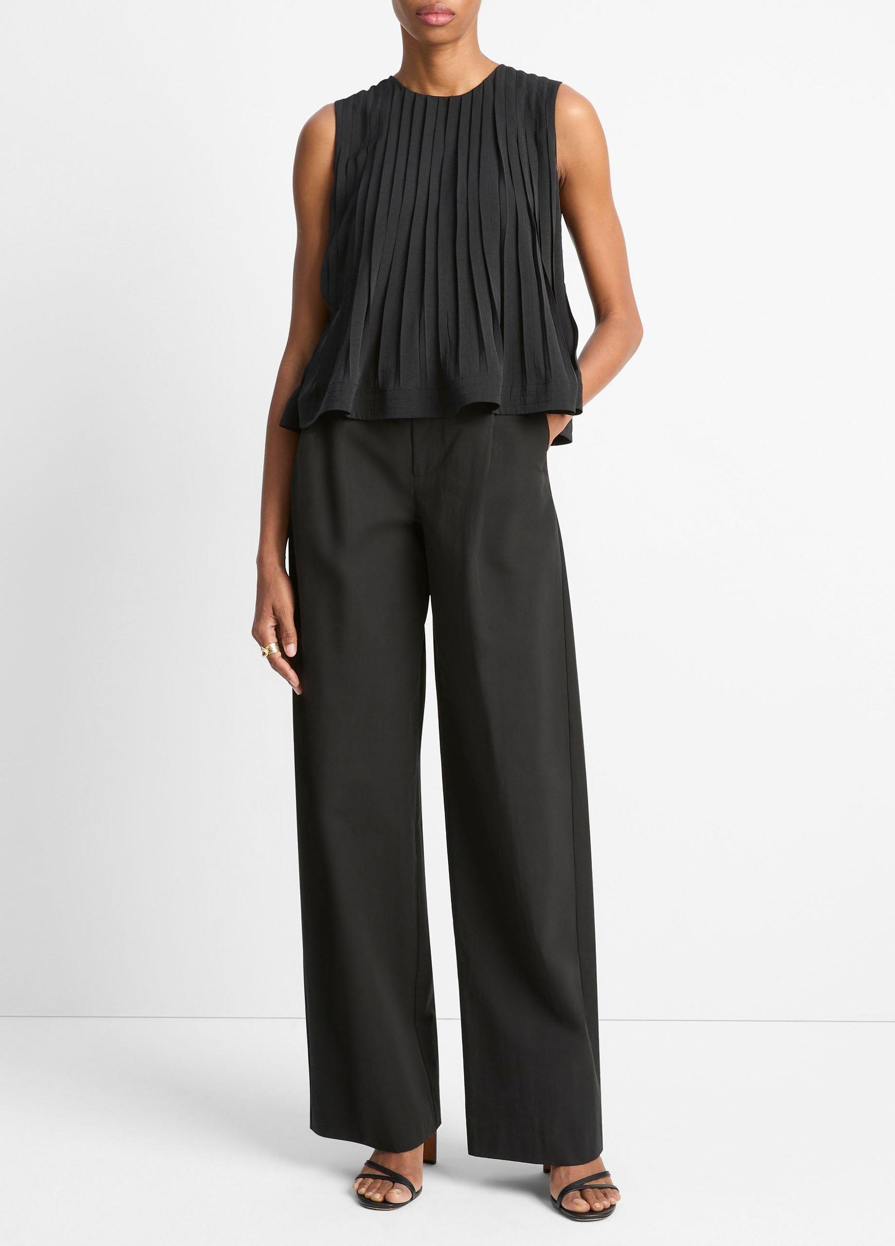 Pleated A-Line Top Product Image