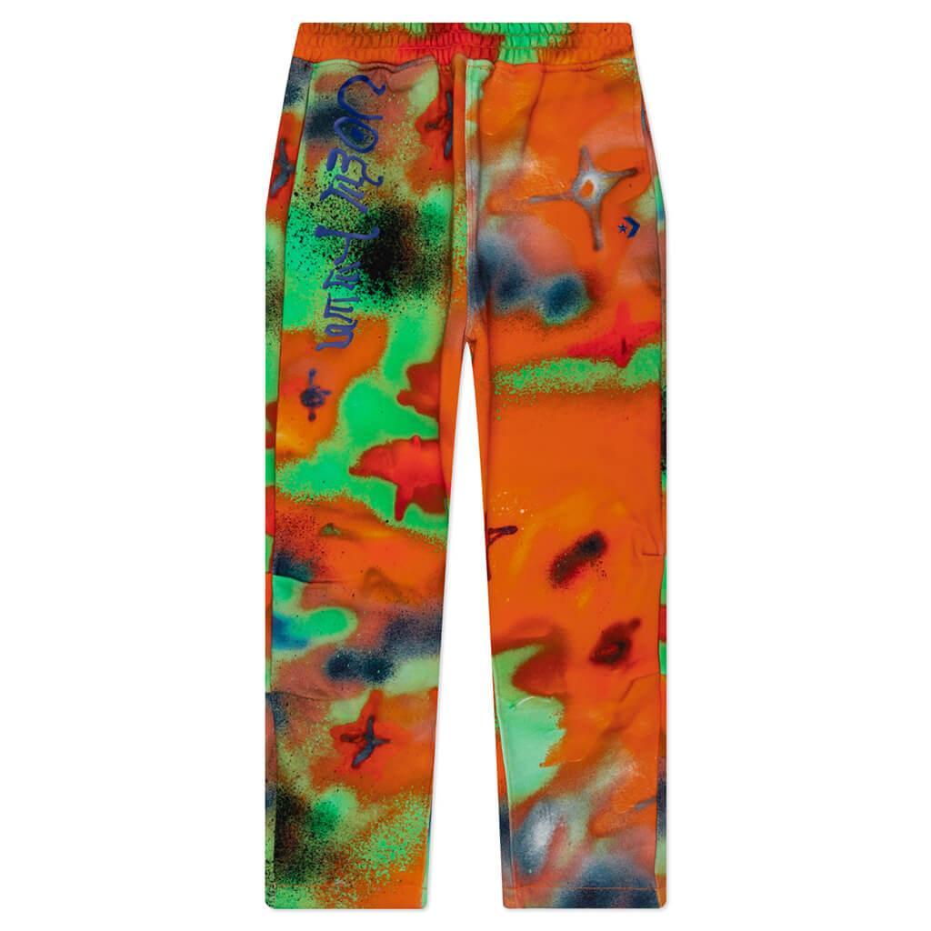 Shapes x Come Tees Wide Leg Fleece Pant - Orange/Red Male Product Image