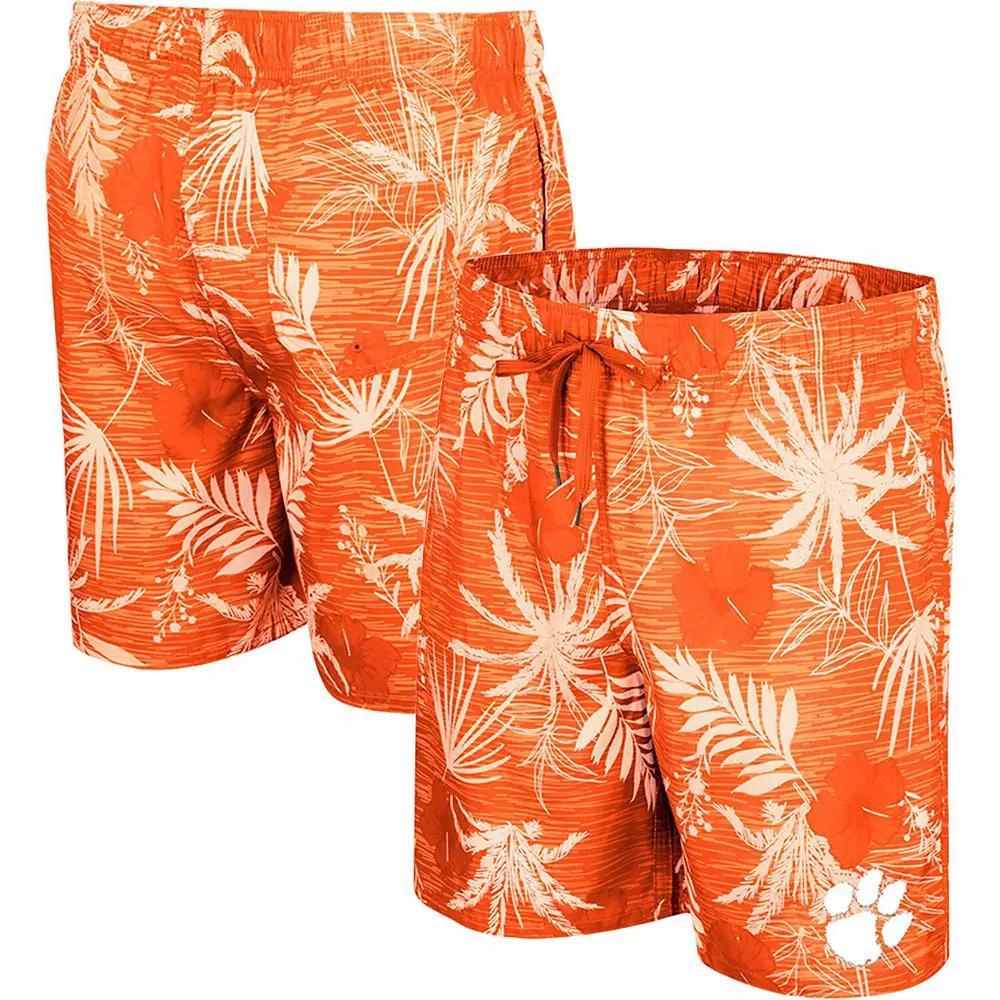 Men's Colosseum Orange Clemson Tigers What Else is New Swim Shorts,  Product Image