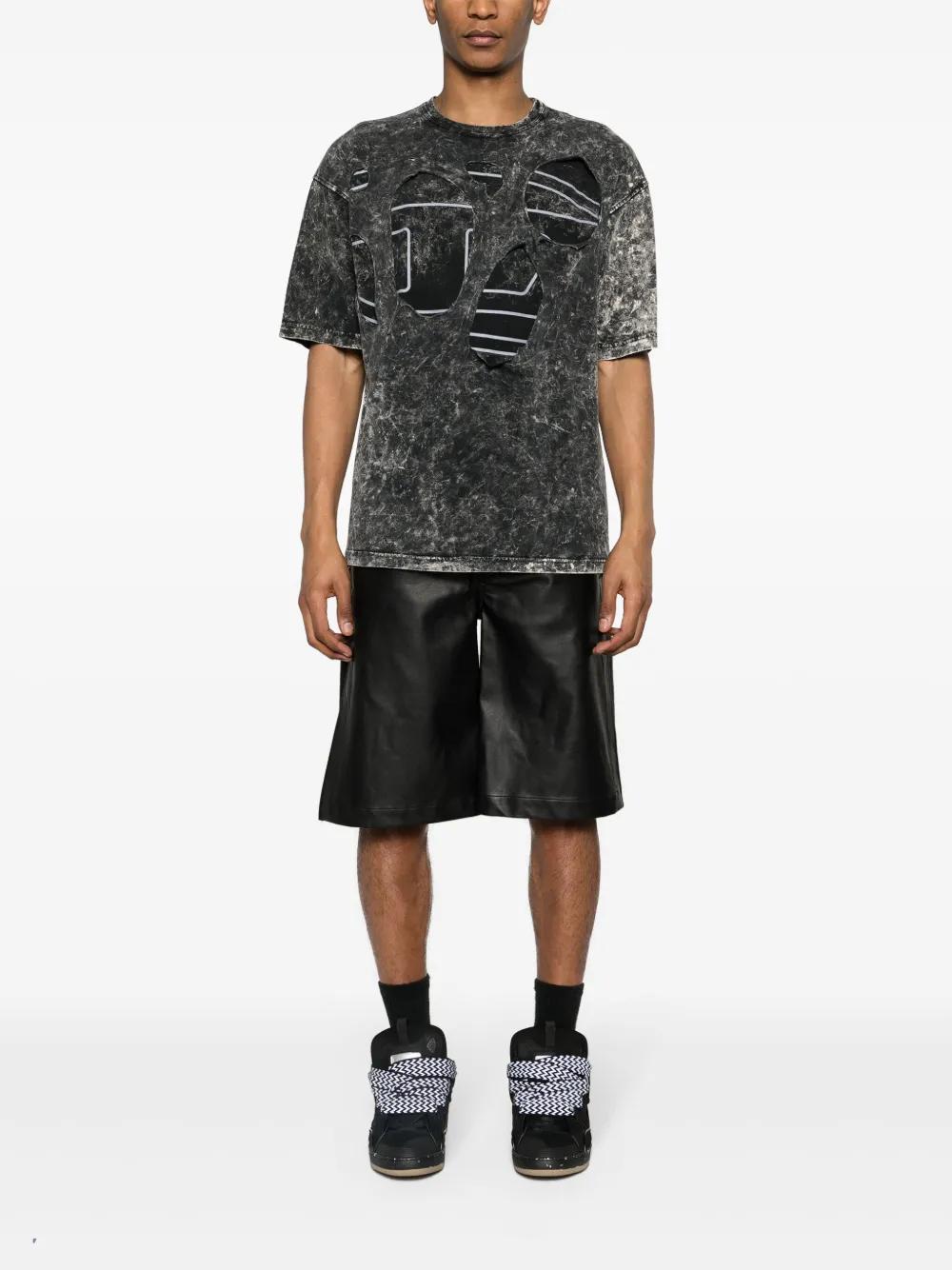 T-Boxt Peeloval cotton T-shirt Product Image